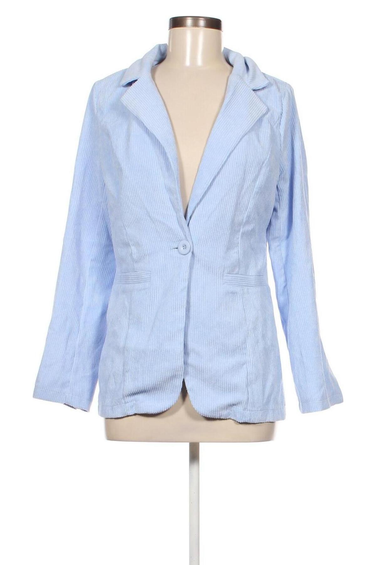 Γυναικείο σακάκι SHEIN, Μέγεθος M, Χρώμα Μπλέ, Τιμή 27,22 €
