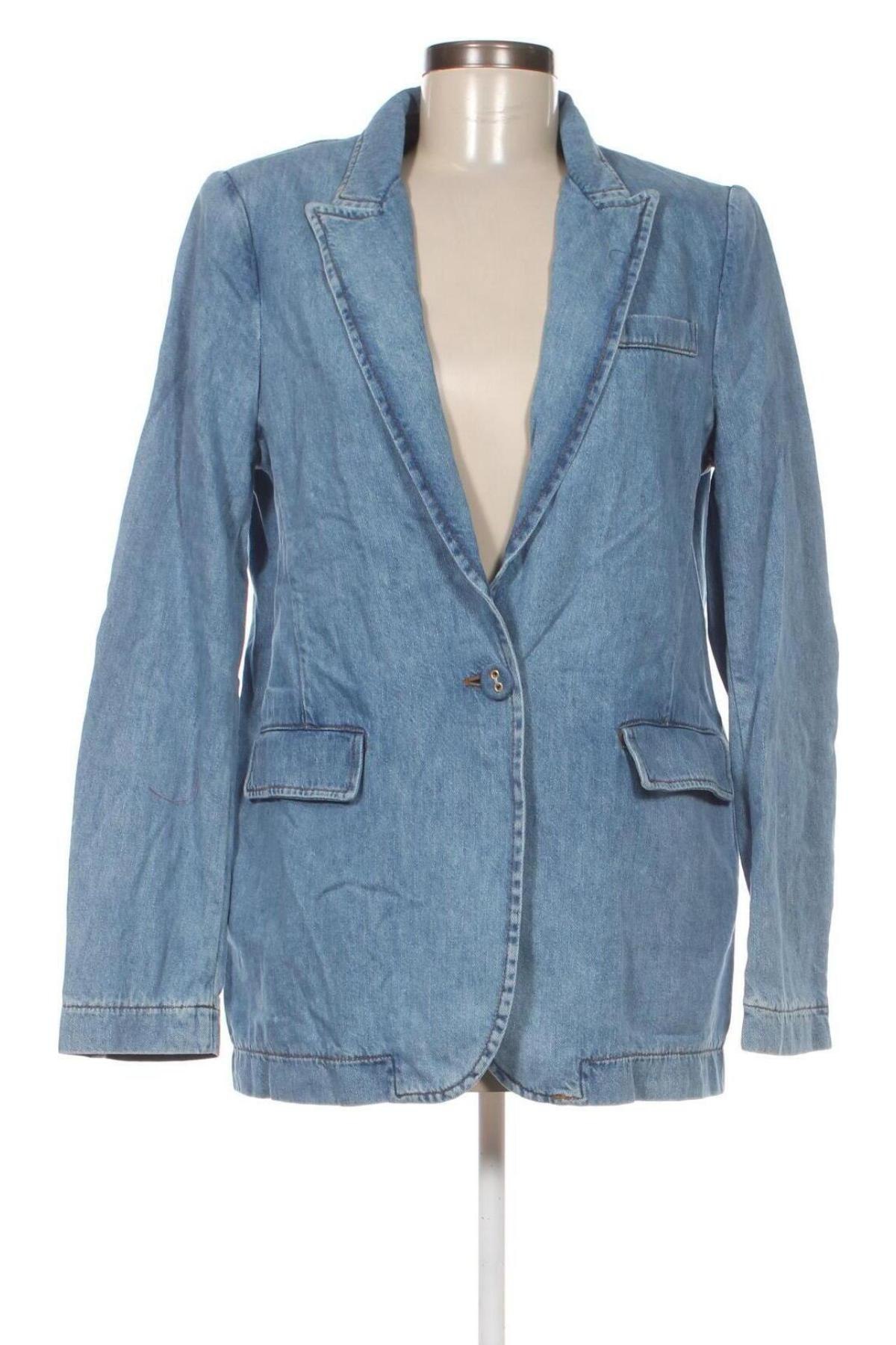 Γυναικείο σακάκι TWINSET, Μέγεθος XL, Χρώμα Μπλέ, Τιμή 190,21 €