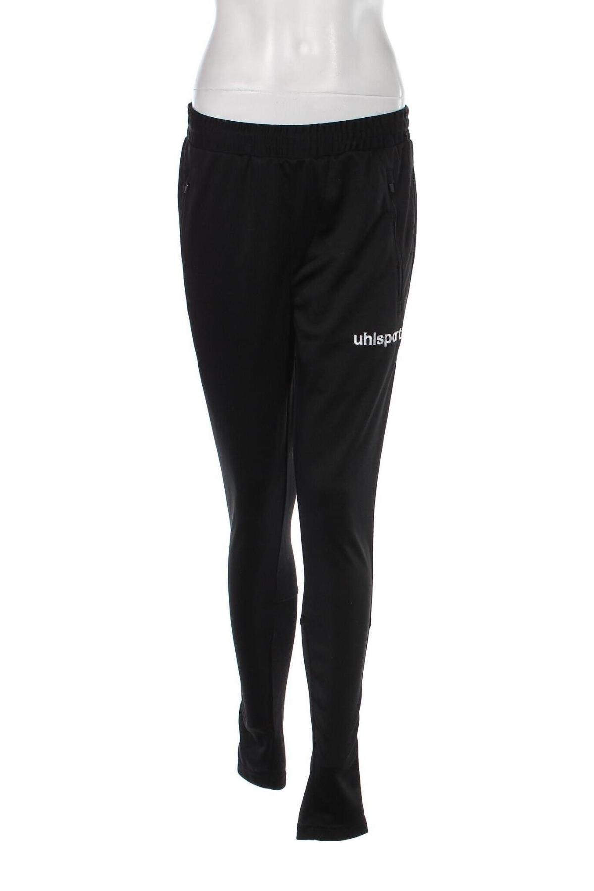 Γυναικείο αθλητικό παντελόνι Uhlsport, Μέγεθος M, Χρώμα Μαύρο, Τιμή 12,37 €