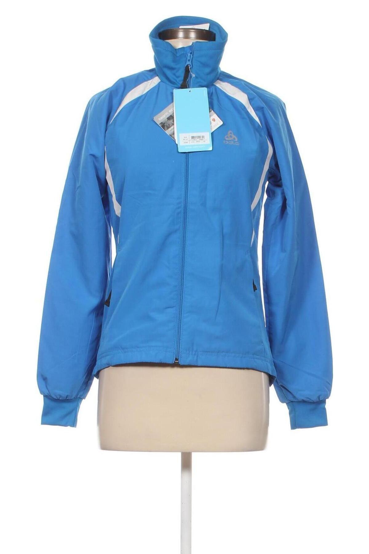 Γυναικείο μπουφάν αθλητικό Odlo, Μέγεθος XS, Χρώμα Μπλέ, Τιμή 18,29 €