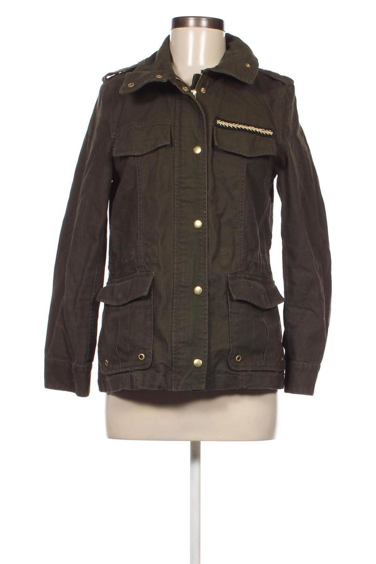 Γυναικείο μπουφάν H&M, Μέγεθος S, Χρώμα Πράσινο, Τιμή 3,38 €