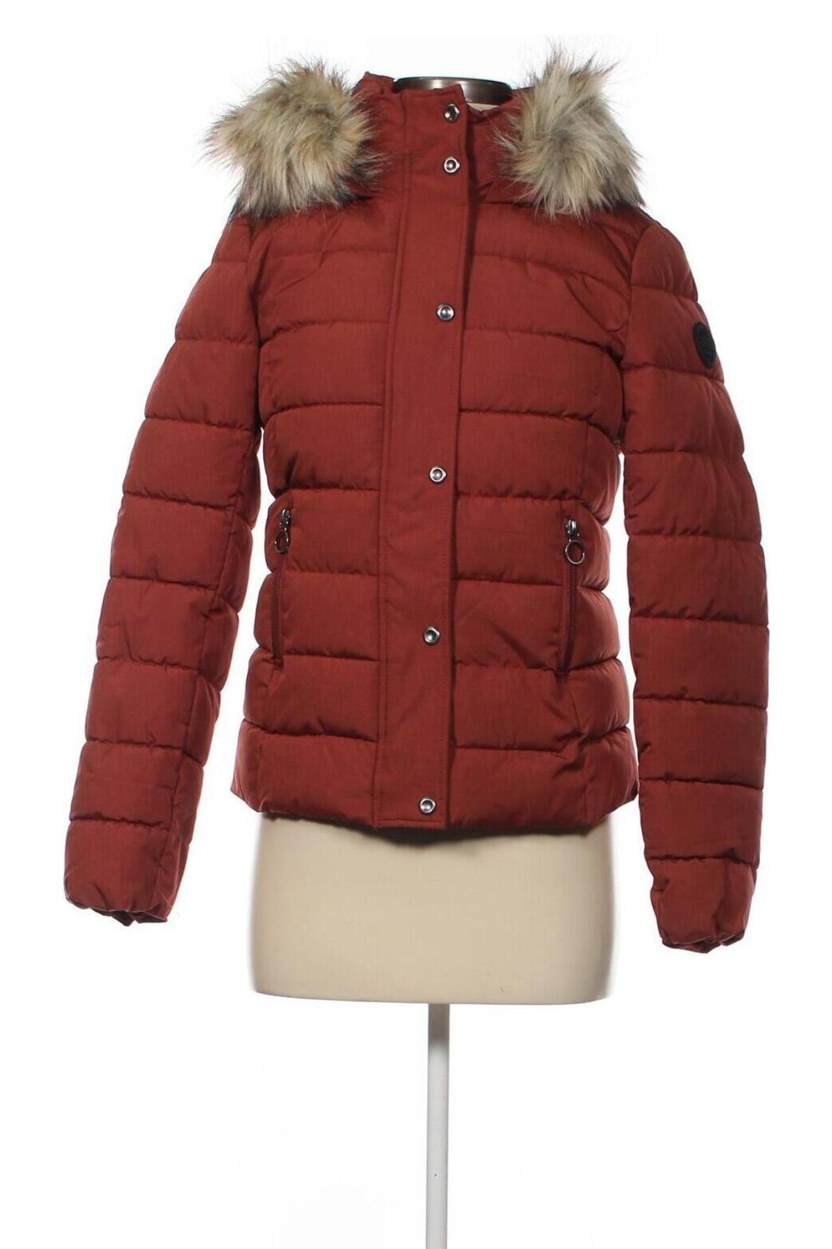 Γυναικείο μπουφάν ONLY, Μέγεθος XS, Χρώμα Κόκκινο, Τιμή 22,40 €