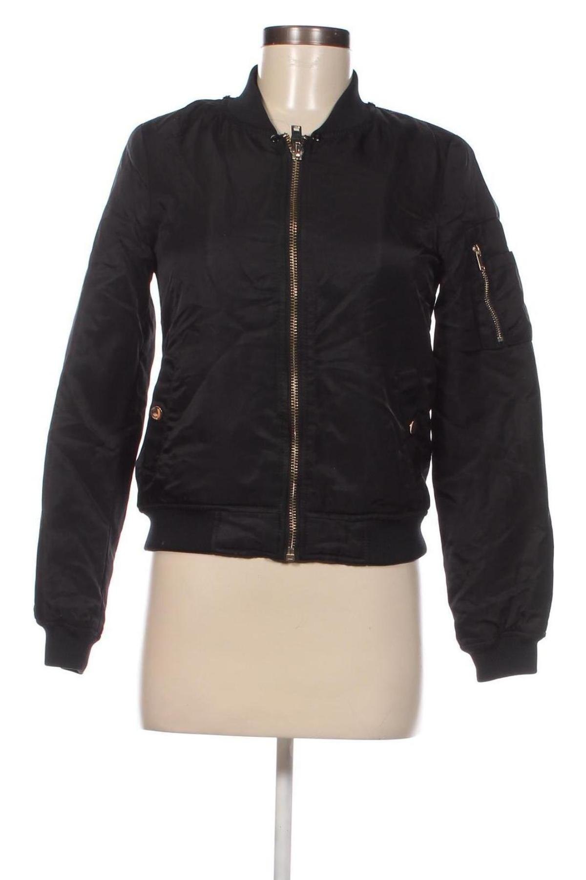 Γυναικείο μπουφάν Pimkie, Μέγεθος XS, Χρώμα Μαύρο, Τιμή 12,56 €
