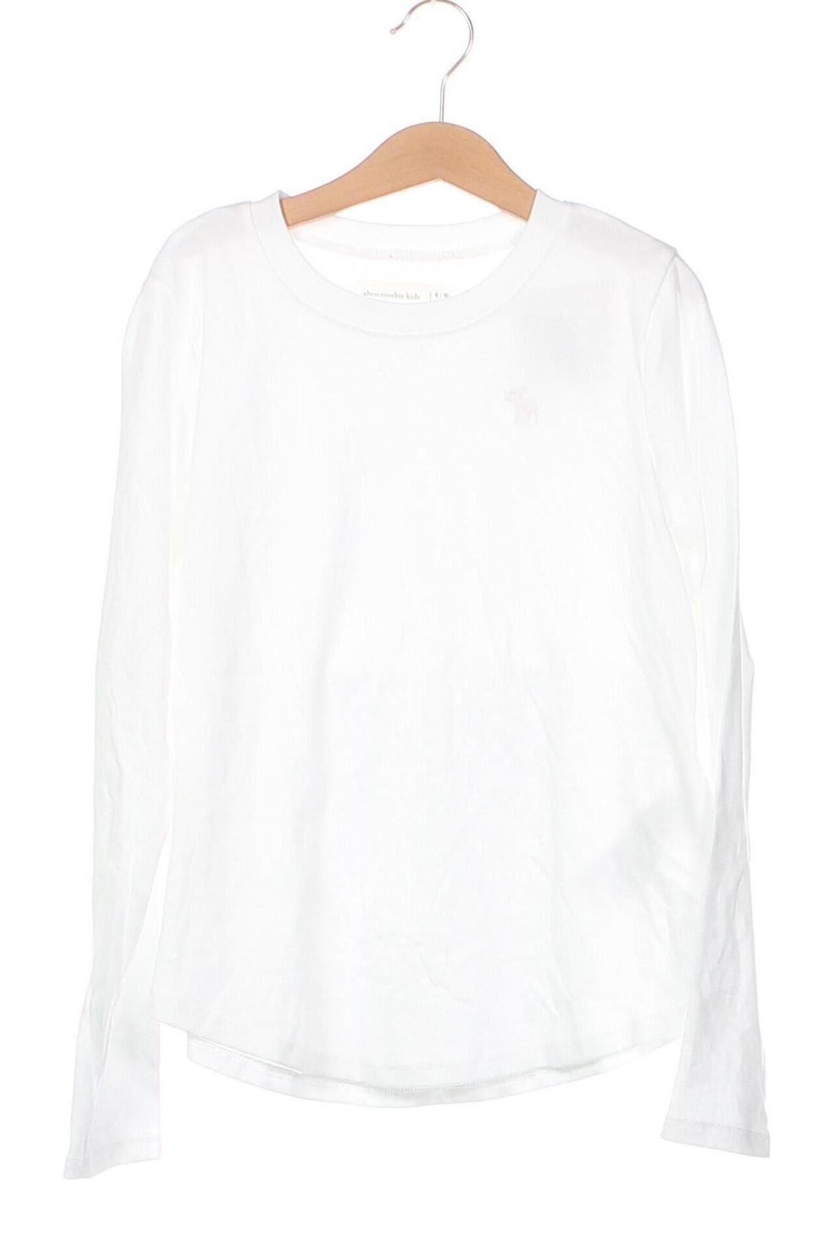 Kinder Shirt Abercrombie Kids, Größe 9-10y/ 140-146 cm, Farbe Weiß, Preis 11,06 €