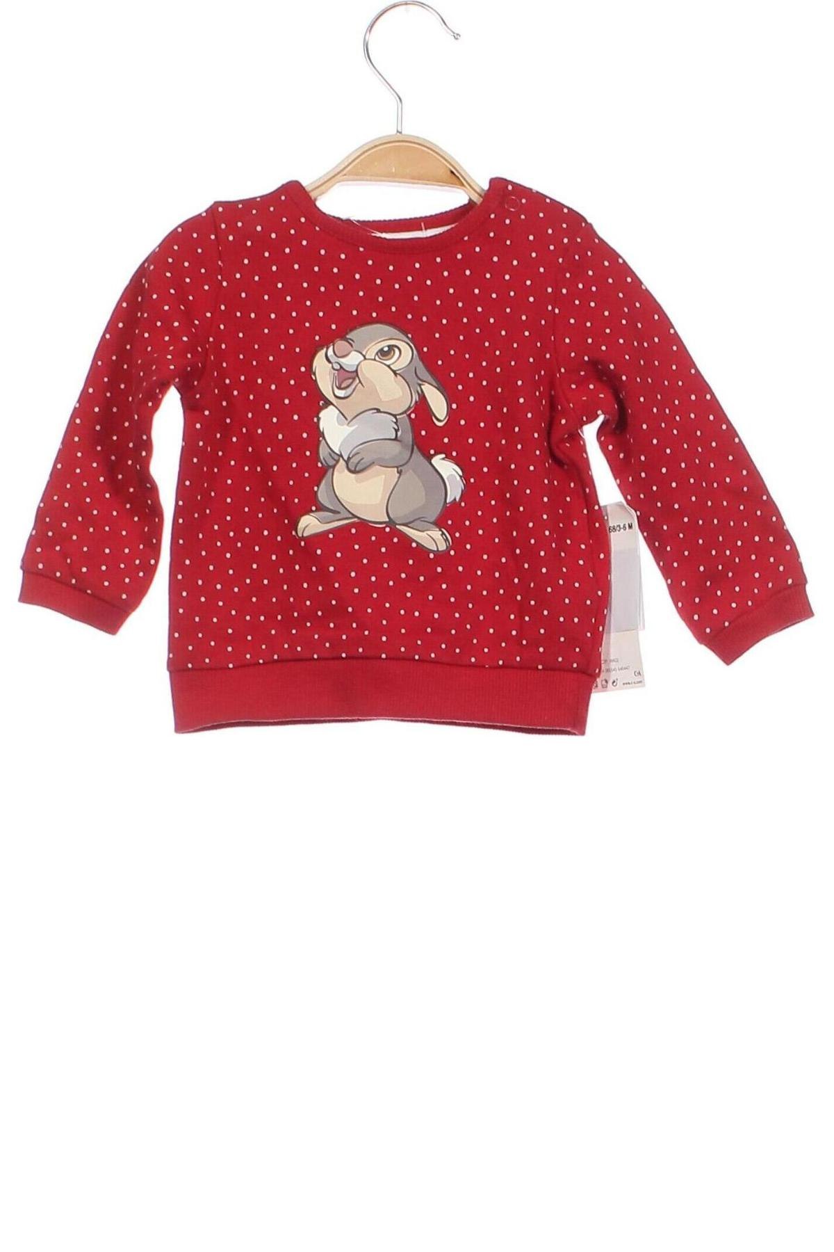 Kinder Shirt C&A, Größe 3-6m/ 62-68 cm, Farbe Rot, Preis 8,26 €