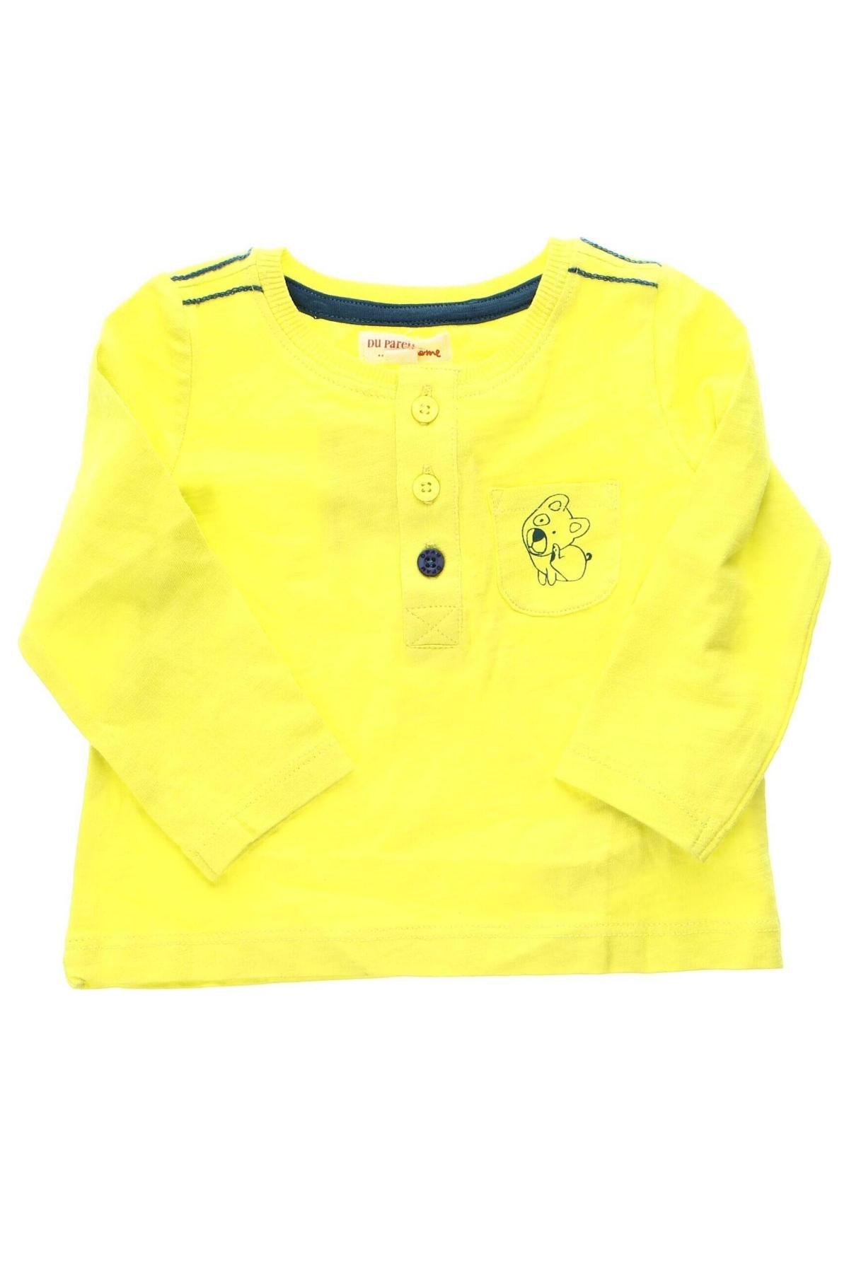 Bluză pentru copii Du Pareil Au Meme, Mărime 3-6m/ 62-68 cm, Culoare Verde, Preț 121,05 Lei