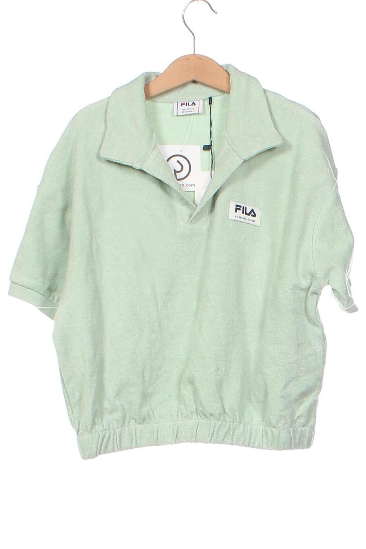 Παιδική μπλούζα FILA, Μέγεθος 10-11y/ 146-152 εκ., Χρώμα Πράσινο, Τιμή 10,36 €