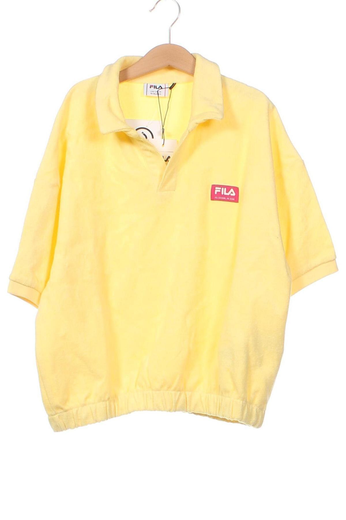 Kinder Shirt FILA, Größe 15-18y/ 170-176 cm, Farbe Gelb, Preis 12,63 €