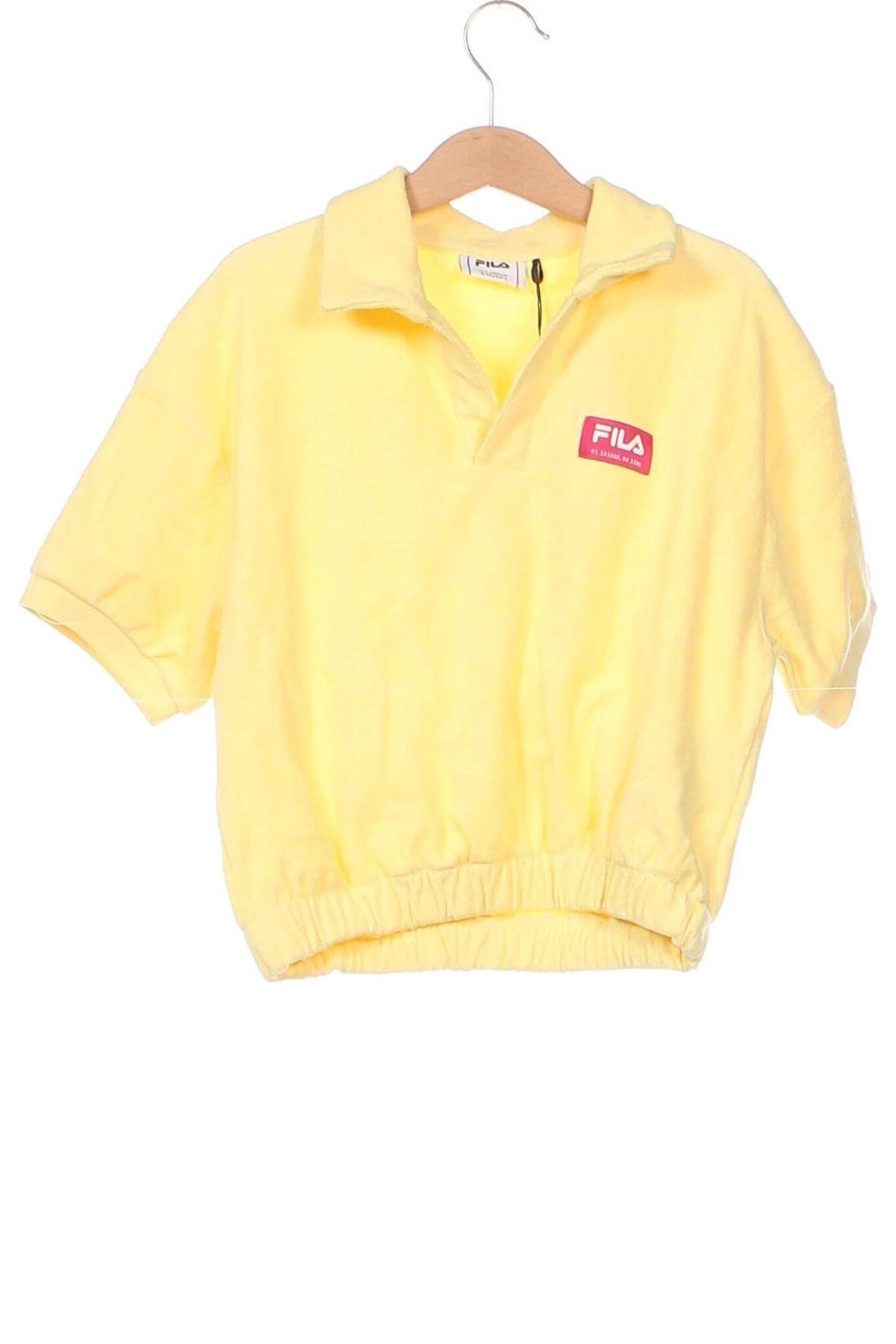 Детска блуза FILA, Размер 8-9y/ 134-140 см, Цвят Жълт, Цена 13,23 лв.