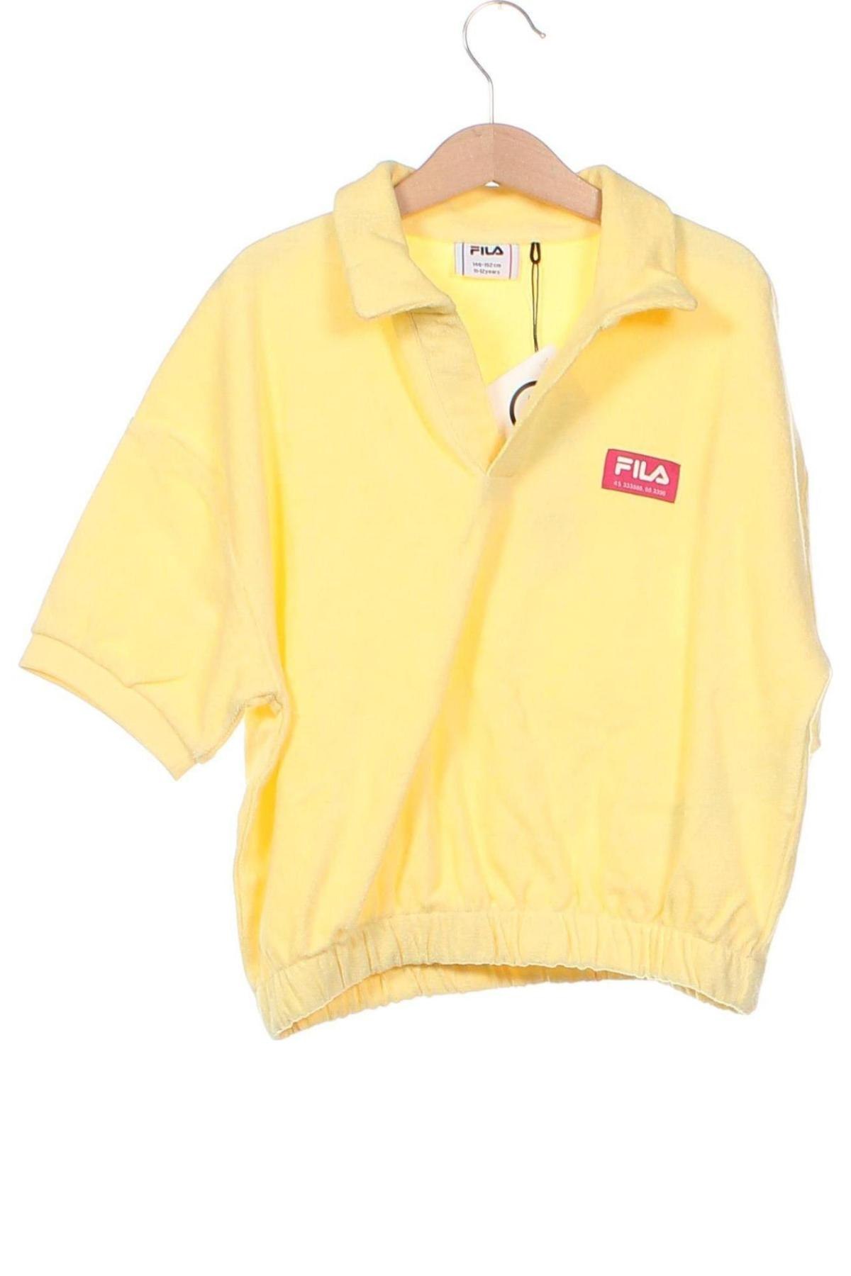 Детска блуза FILA, Размер 10-11y/ 146-152 см, Цвят Жълт, Цена 39,00 лв.