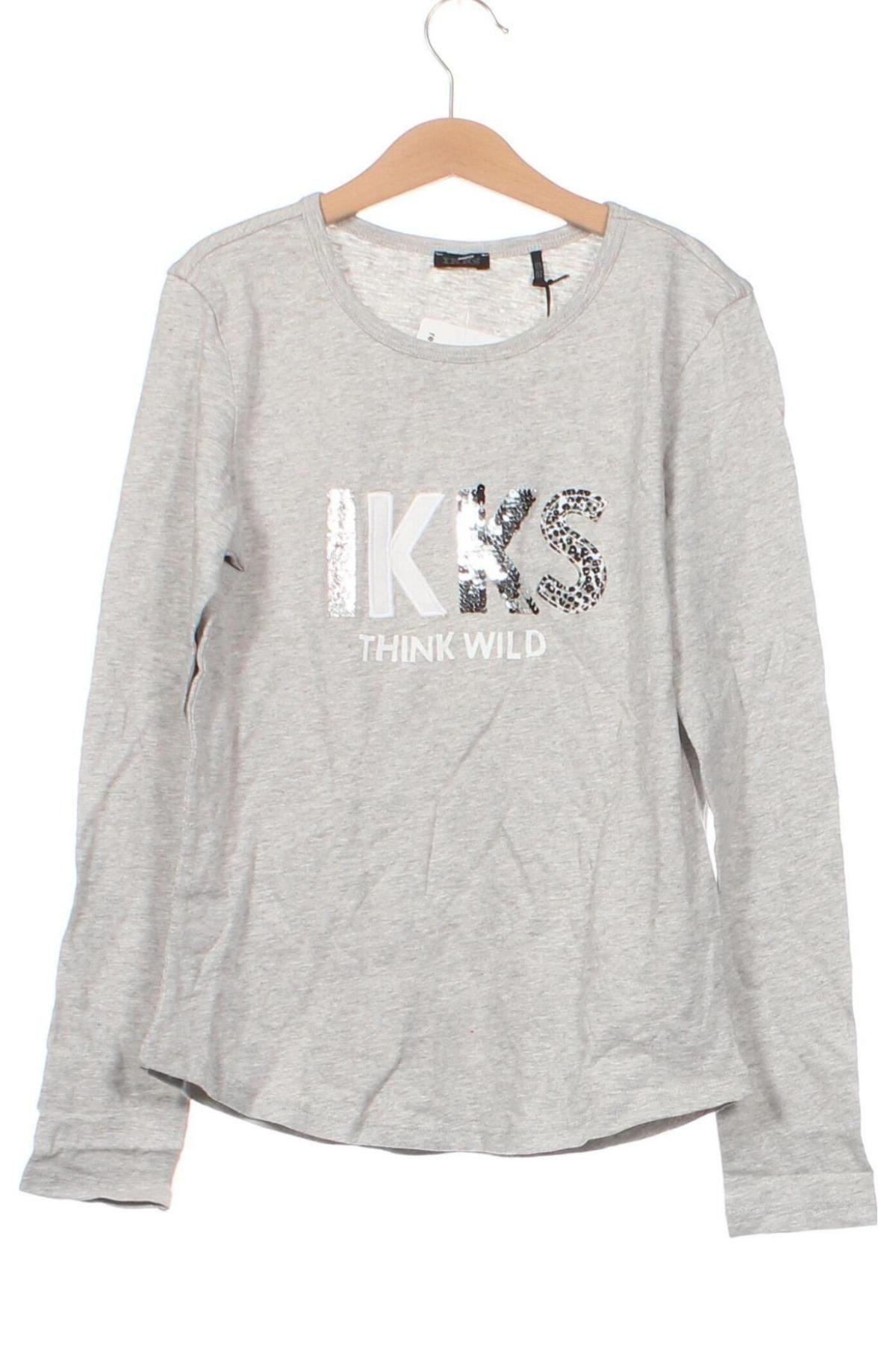 Kinder Shirt IKKS, Größe 10-11y/ 146-152 cm, Farbe Grau, Preis € 10,21