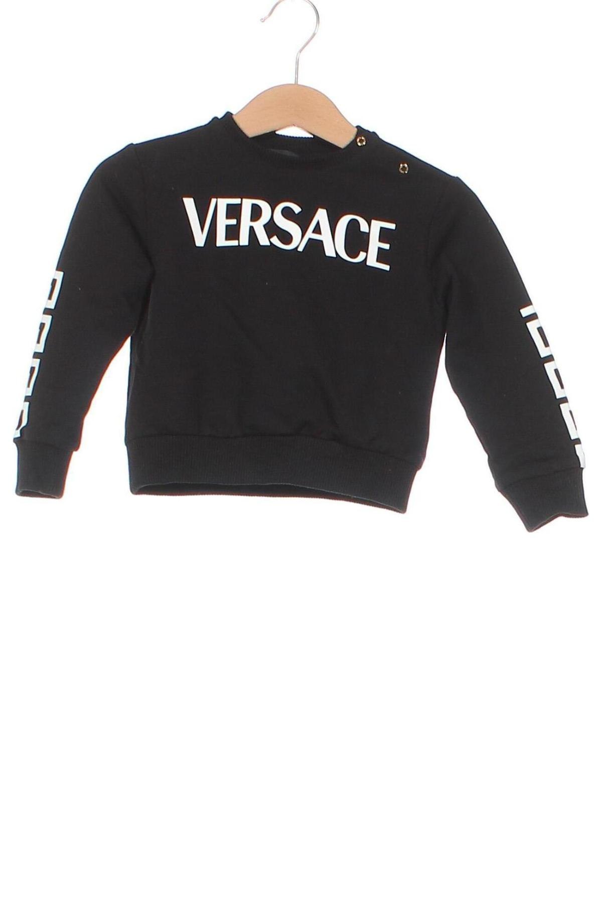 Детска блуза Versace, Размер 9-12m/ 74-80 см, Цвят Черен, Цена 189,00 лв.