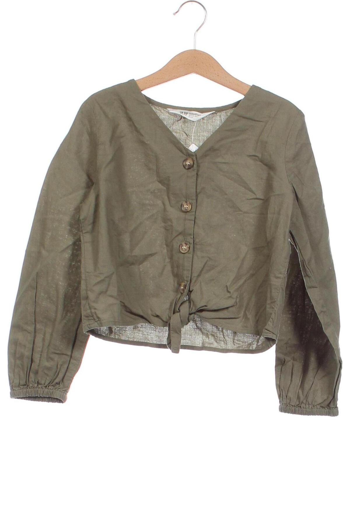 Παιδικό πουκάμισο H&M, Μέγεθος 8-9y/ 134-140 εκ., Χρώμα Πράσινο, Τιμή 7,72 €