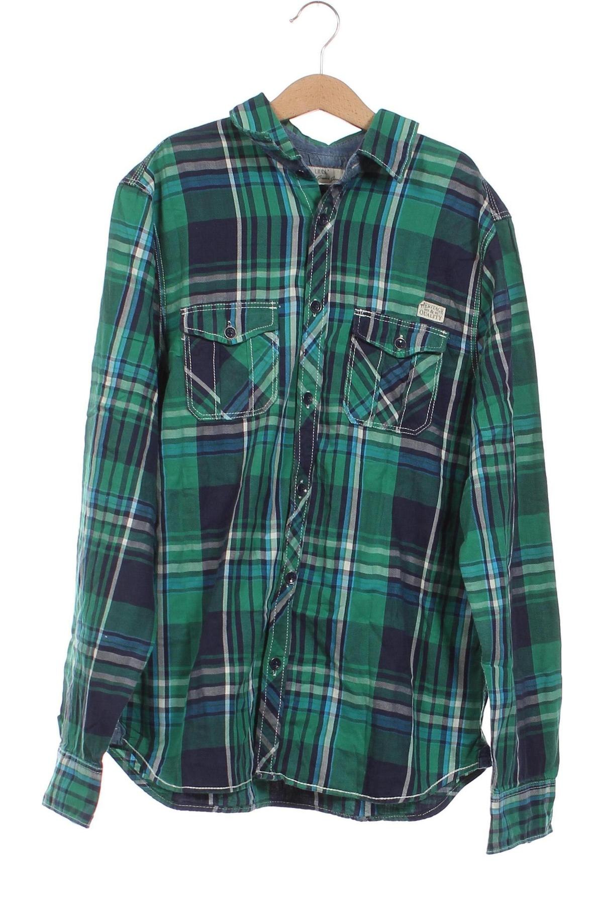 Παιδικό πουκάμισο H&M L.O.G.G., Μέγεθος 14-15y/ 168-170 εκ., Χρώμα Πολύχρωμο, Τιμή 3,56 €