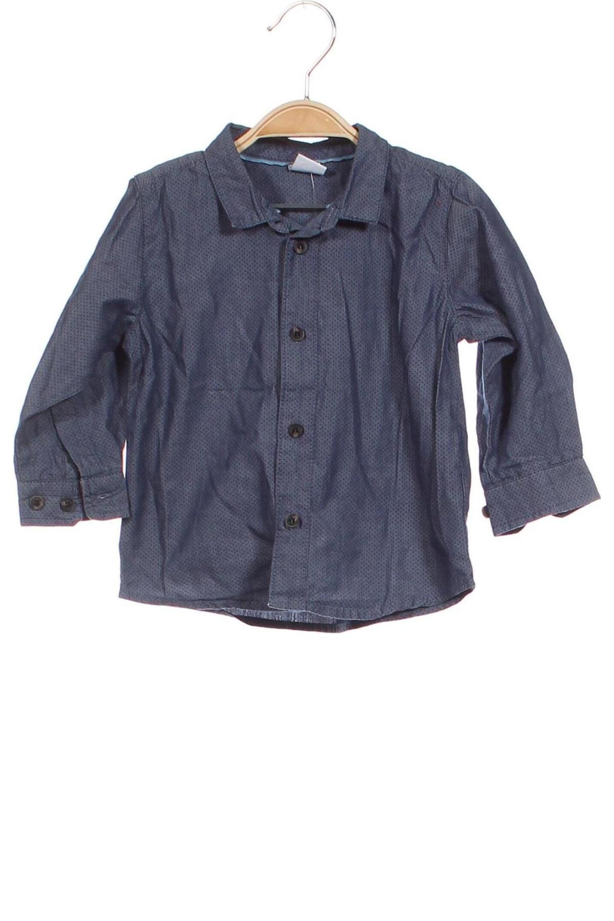 Παιδικό πουκάμισο Lindex, Μέγεθος 9-12m/ 74-80 εκ., Χρώμα Μπλέ, Τιμή 11,83 €