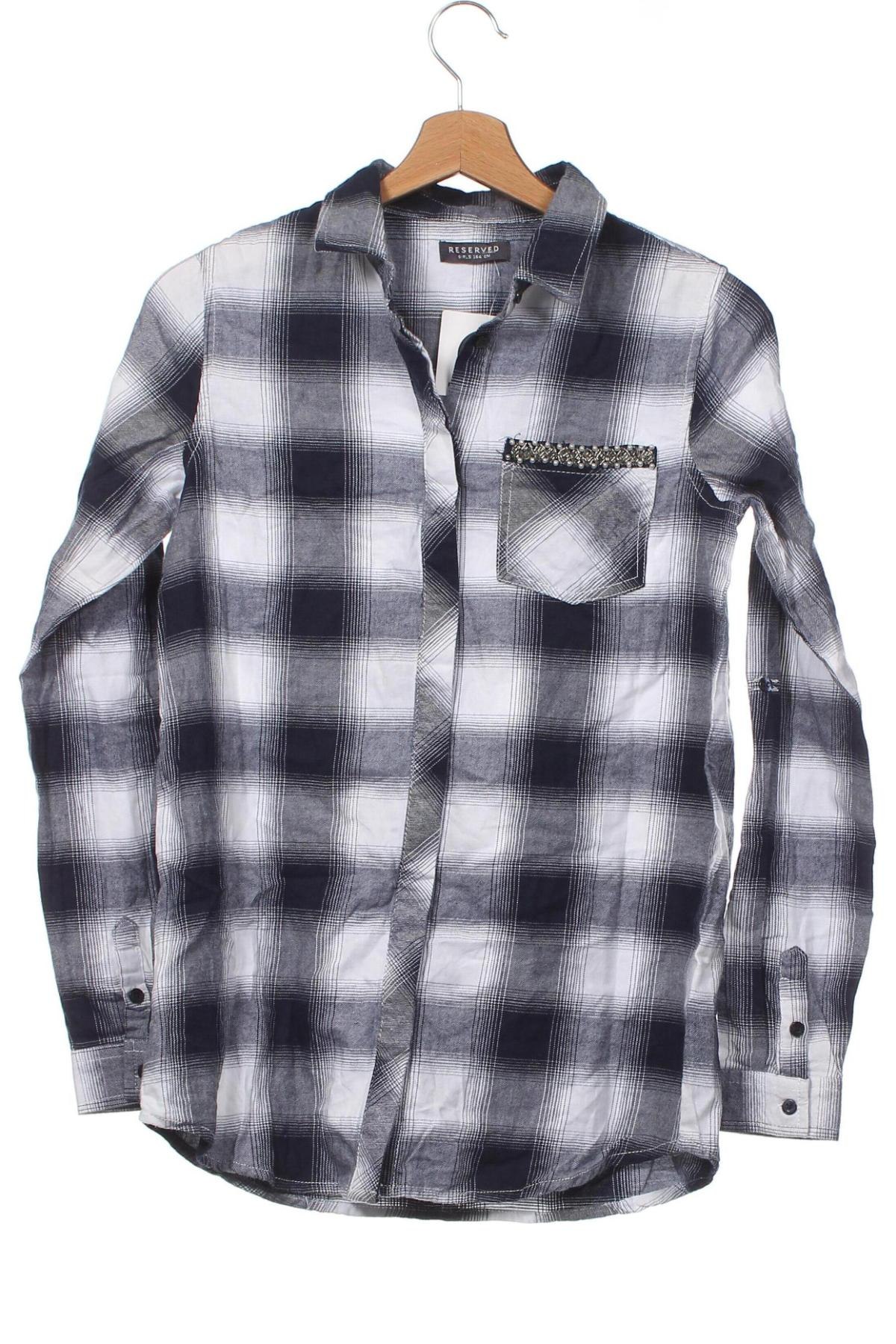 Παιδικό πουκάμισο Reserved, Μέγεθος 13-14y/ 164-168 εκ., Χρώμα Μπλέ, Τιμή 13,61 €
