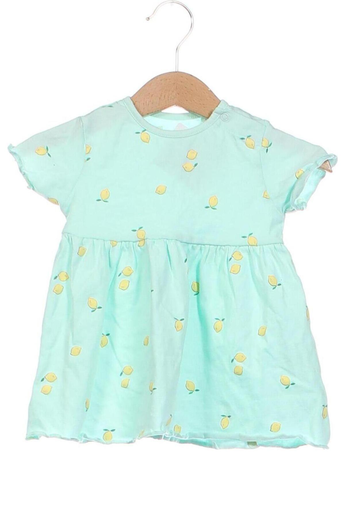 Dětské šaty , Velikost 2-3m/ 56-62 cm, Barva Zelená, Cena  99,00 Kč