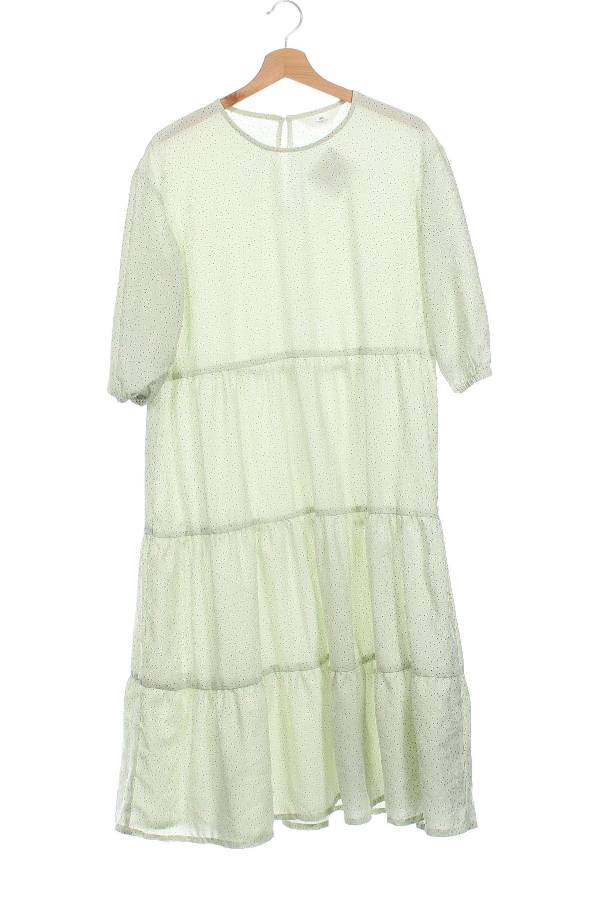 Kinderkleid H&M, Größe 15-18y/ 170-176 cm, Farbe Grün, Preis 9,20 €