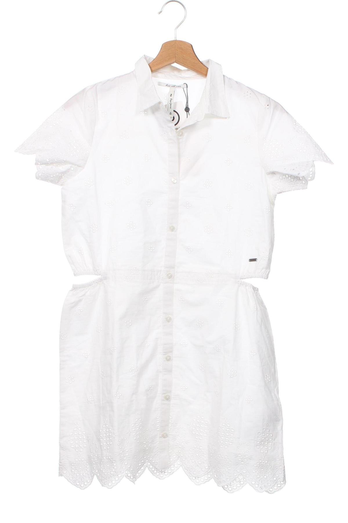 Παιδικό φόρεμα Pepe Jeans, Μέγεθος 13-14y/ 164-168 εκ., Χρώμα Λευκό, Τιμή 58,76 €