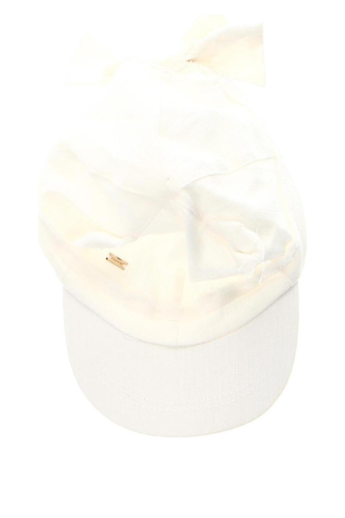Детска шапка Mayoral, Цвят Бял, Цена 43,00 лв.