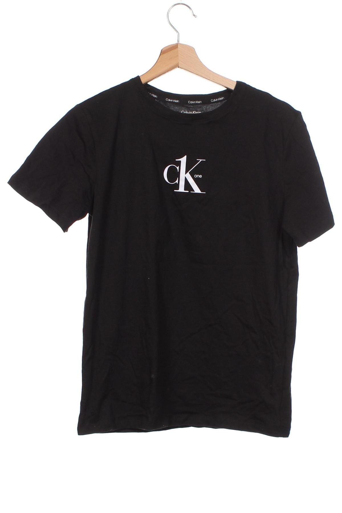 Dziecięcy T-shirt Calvin Klein, Rozmiar 12-13y/ 158-164 cm, Kolor Czarny, Cena 165,53 zł