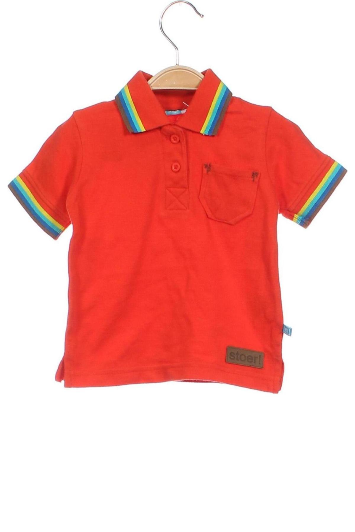 Детска тениска Lief!, Размер 6-9m/ 68-74 см, Цвят Червен, Цена 5,41 лв.