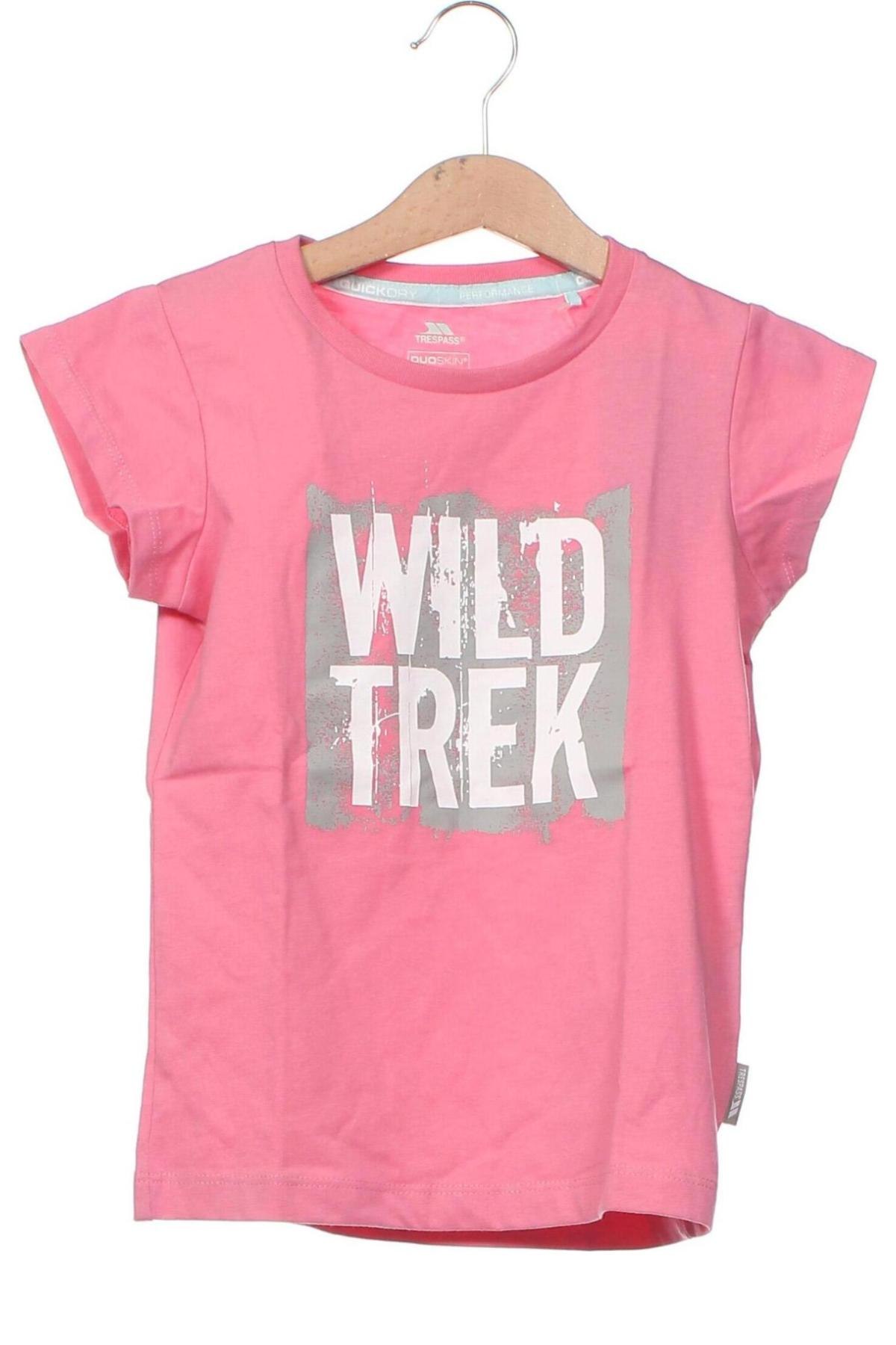 Dětské tričko  Trespass, Velikost 4-5y/ 110-116 cm, Barva Růžová, Cena  277,00 Kč