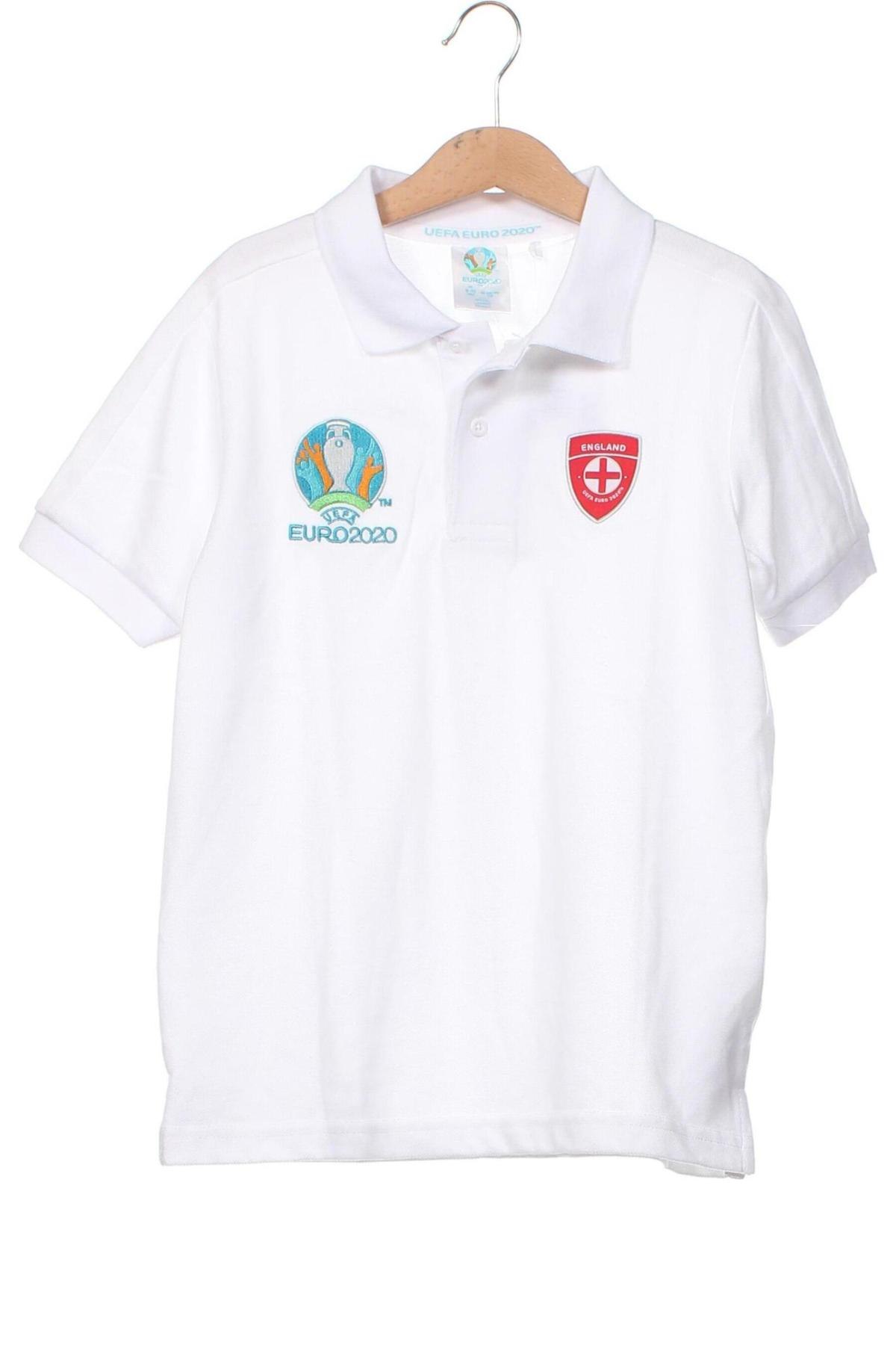Детска тениска Uefa, Размер 8-9y/ 134-140 см, Цвят Бял, Цена 7,83 лв.