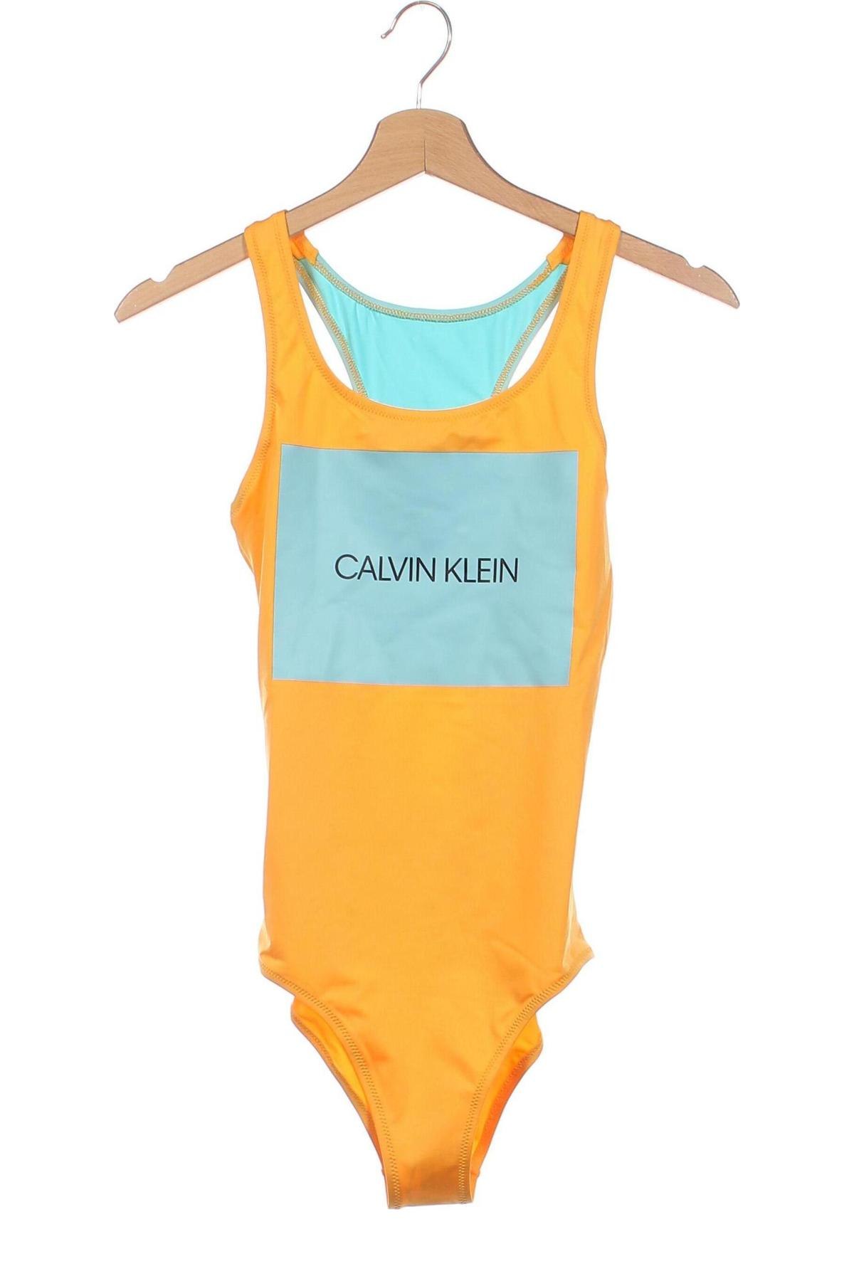 Детски бански Calvin Klein, Размер 15-18y/ 170-176 см, Цвят Жълт, Цена 129,00 лв.