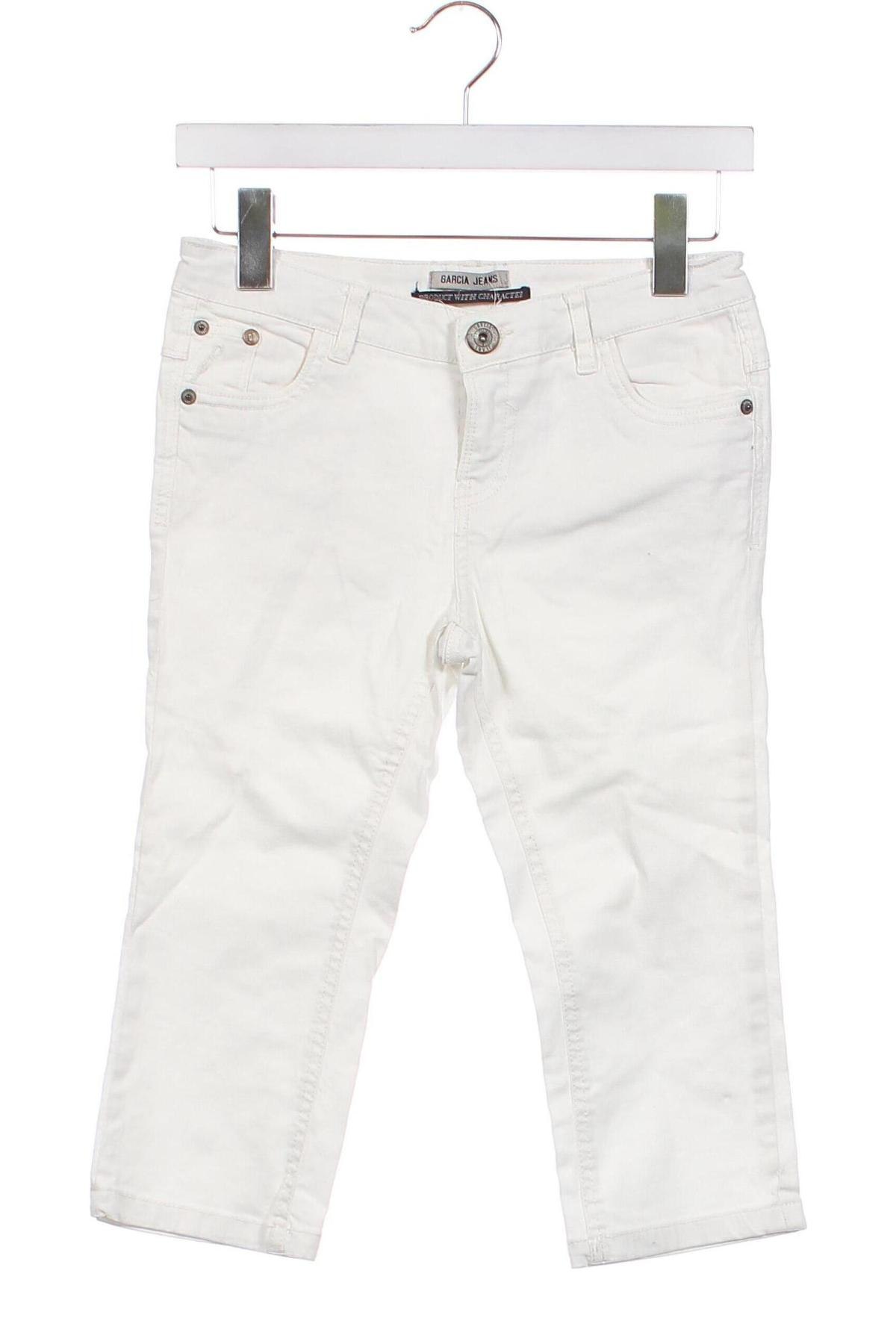 Kinderjeans Garcia Jeans, Größe 11-12y/ 152-158 cm, Farbe Weiß, Preis 6,88 €