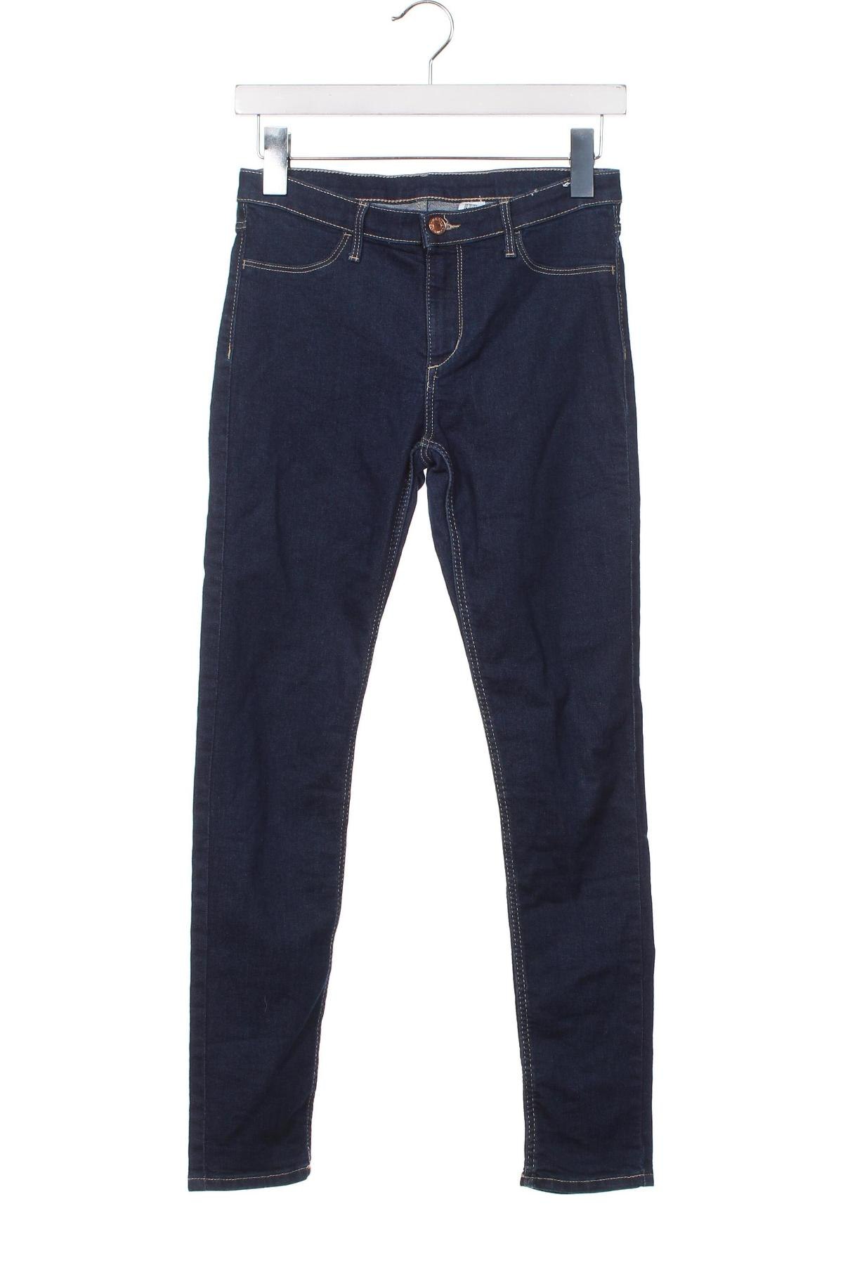Dětské džíny  H&M, Velikost 12-13y/ 158-164 cm, Barva Modrá, Cena  268,00 Kč