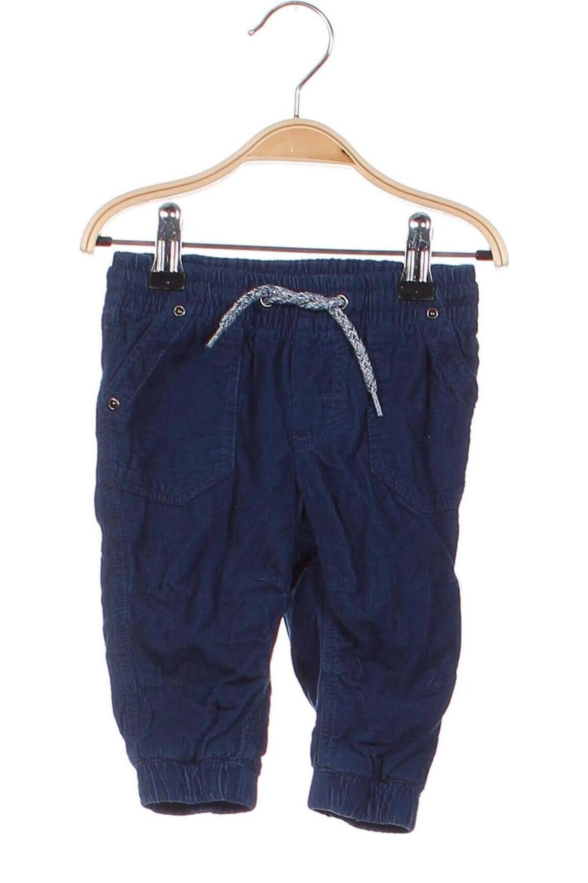 Детски джинси H&M, Размер 6-9m/ 68-74 см, Цвят Син, Цена 3,12 лв.