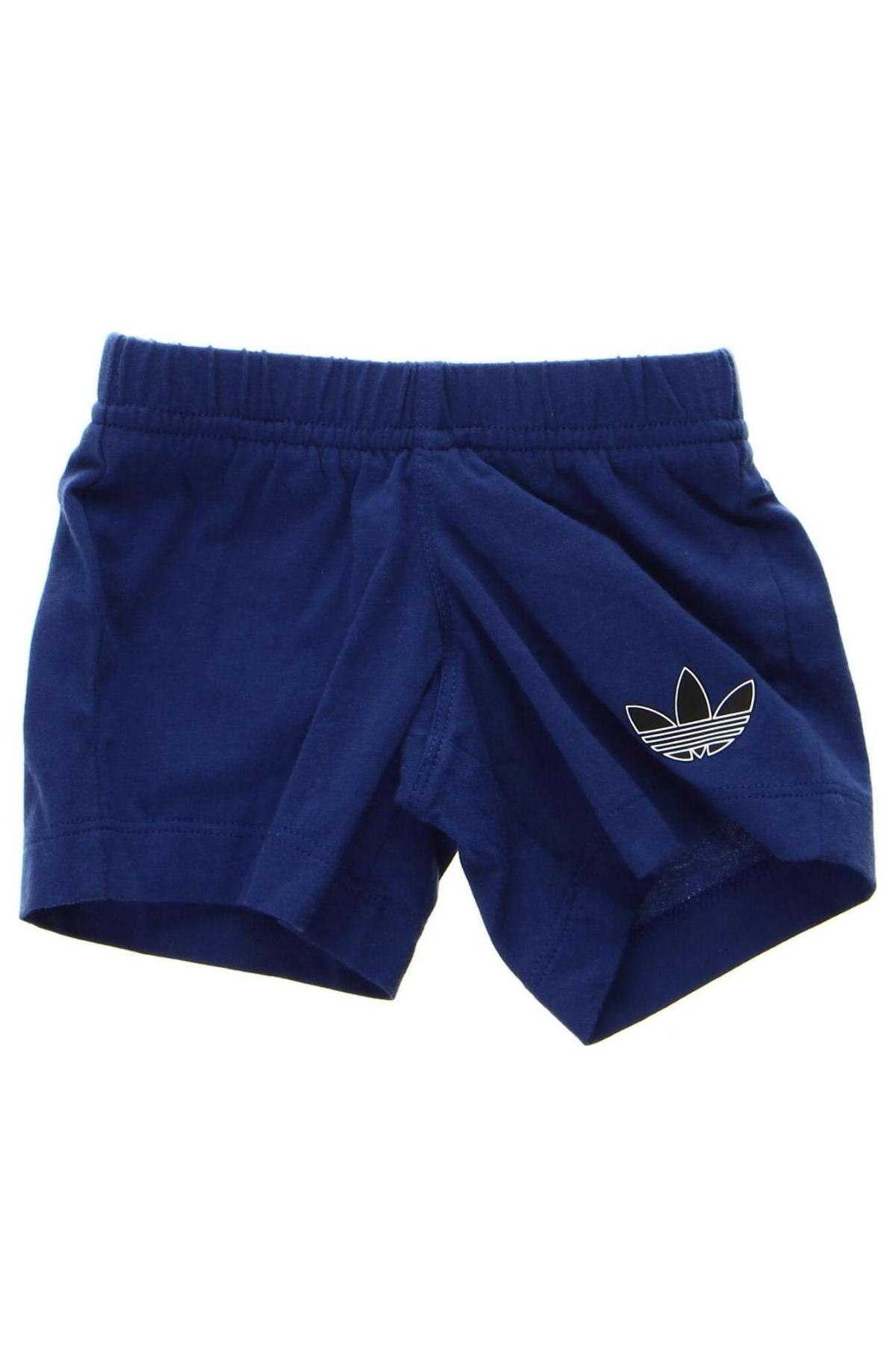 Παιδικό κοντό παντελόνι Adidas Originals, Μέγεθος 2-3m/ 56-62 εκ., Χρώμα Μπλέ, Τιμή 7,91 €