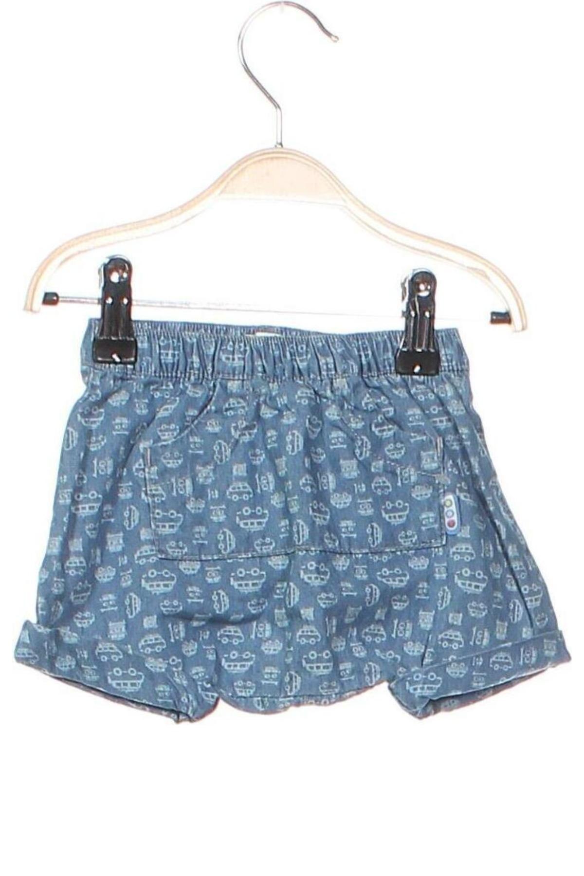 Παιδικό κοντό παντελόνι Du Pareil Au Meme, Μέγεθος 2-3m/ 56-62 εκ., Χρώμα Μπλέ, Τιμή 6,16 €