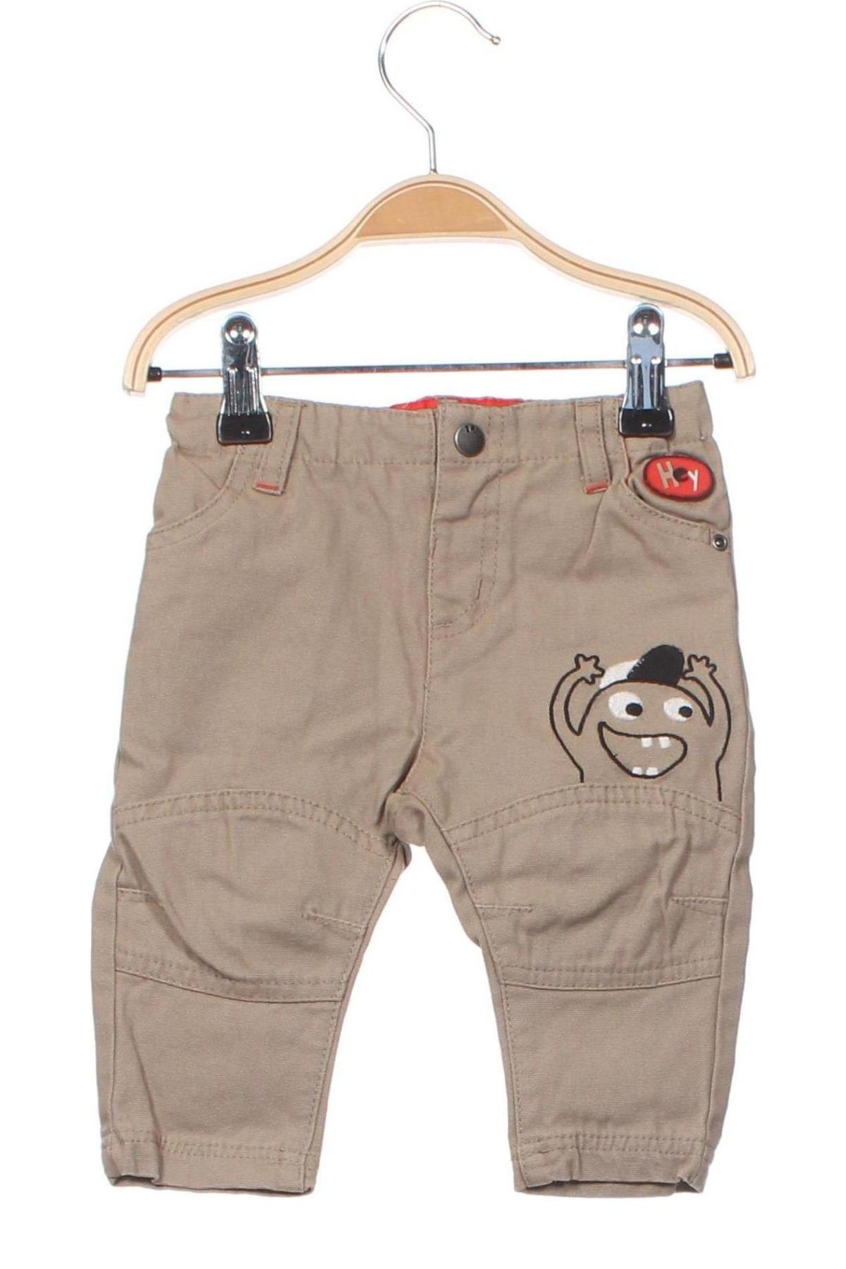 Pantaloni pentru copii Du Pareil Au Meme, Mărime 3-6m/ 62-68 cm, Culoare Bej, Preț 21,74 Lei
