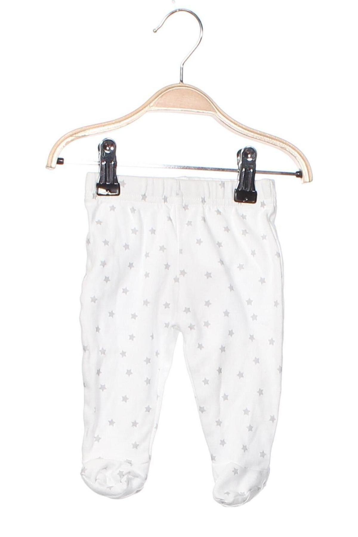 Детски панталон George, Размер 2-3m/ 56-62 см, Цвят Бял, Цена 32,00 лв.