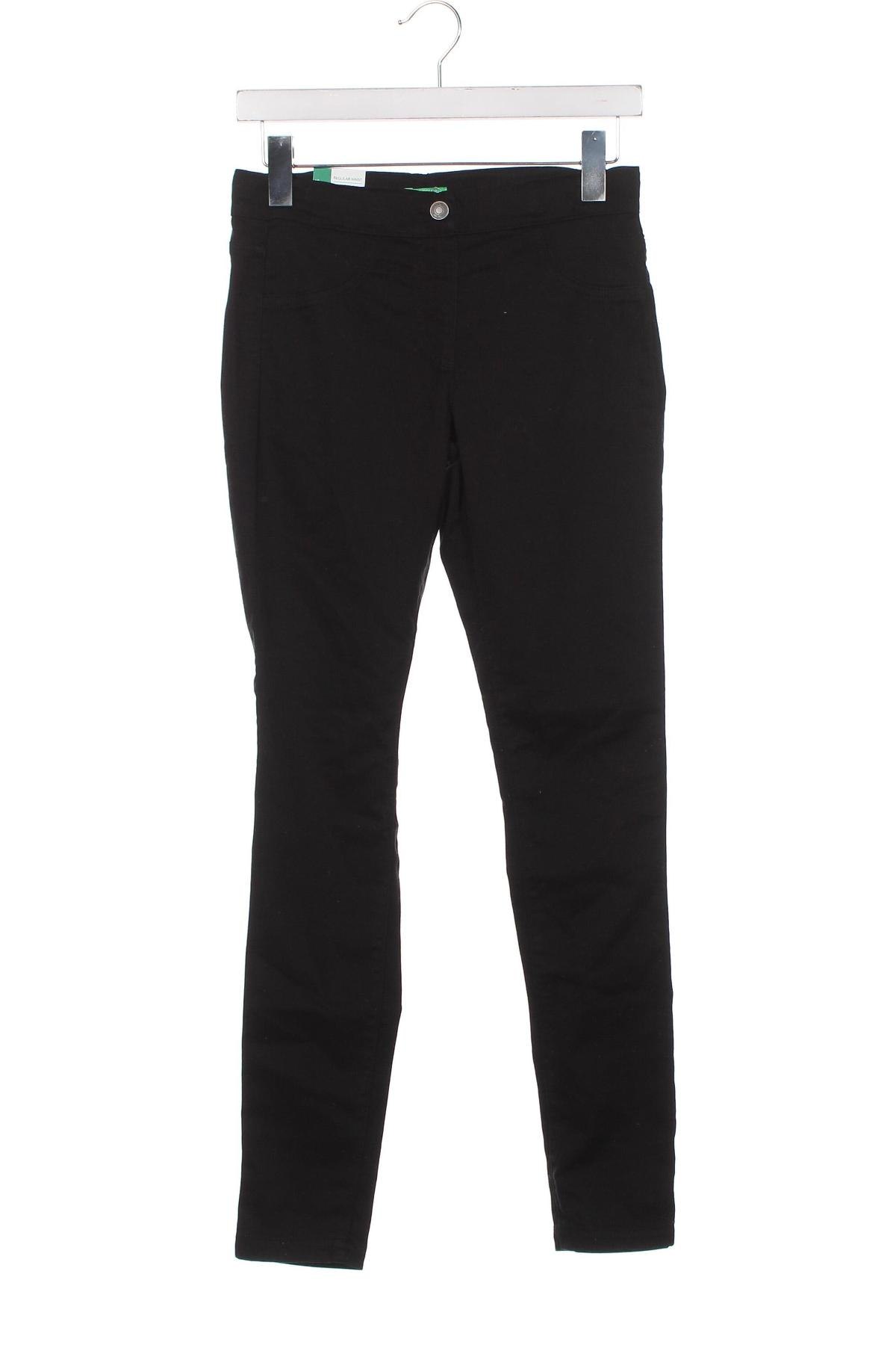 Pantaloni pentru copii United Colors Of Benetton, Mărime 11-12y/ 152-158 cm, Culoare Negru, Preț 111,84 Lei