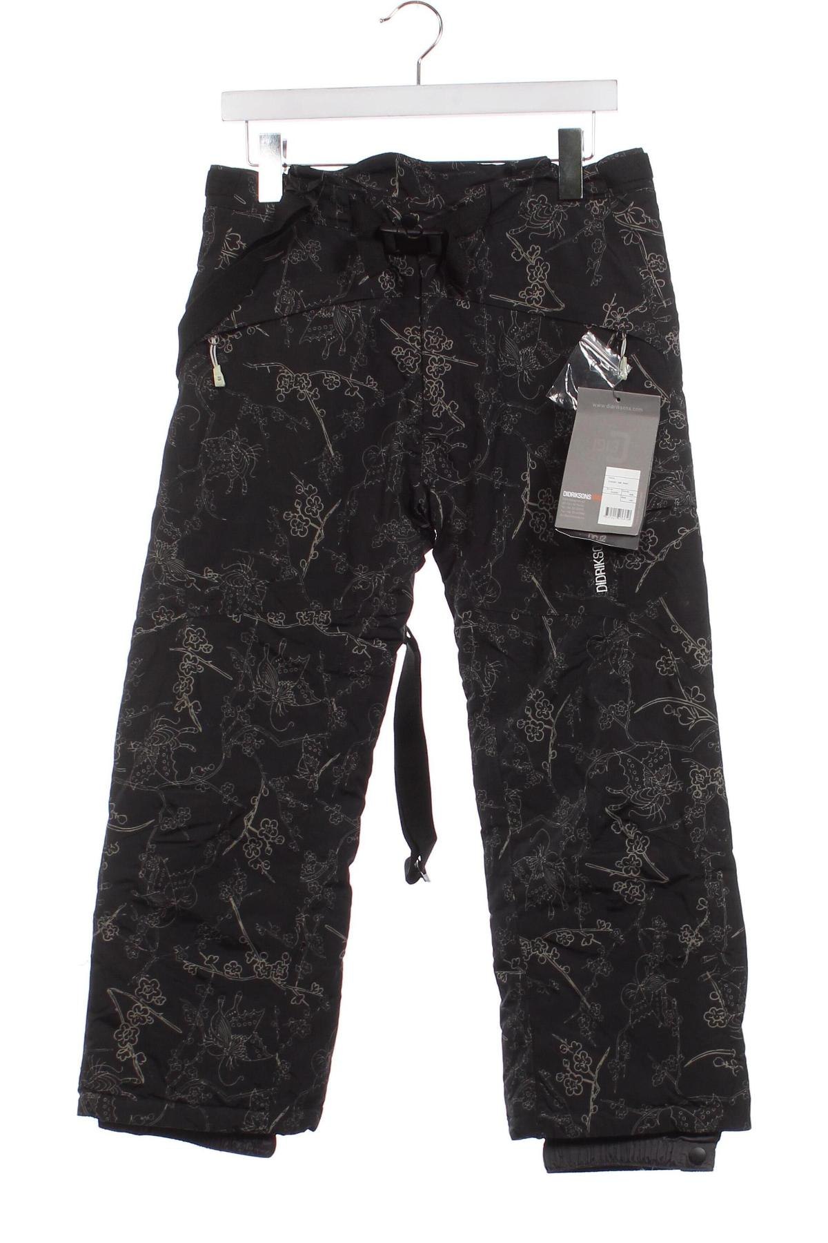 Детски панталон за зимни спортове Didriksons, Размер 8-9y/ 134-140 см, Цвят Черен, Цена 130,05 лв.