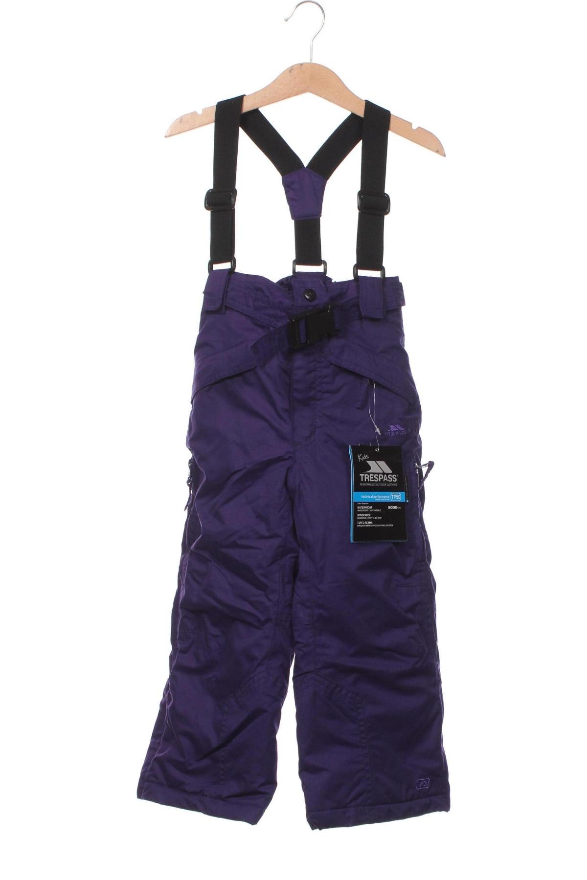 Dětské kalhoty pro zimní sporty  Trespass, Velikost 2-3y/ 98-104 cm, Barva Fialová, Cena  1 725,00 Kč