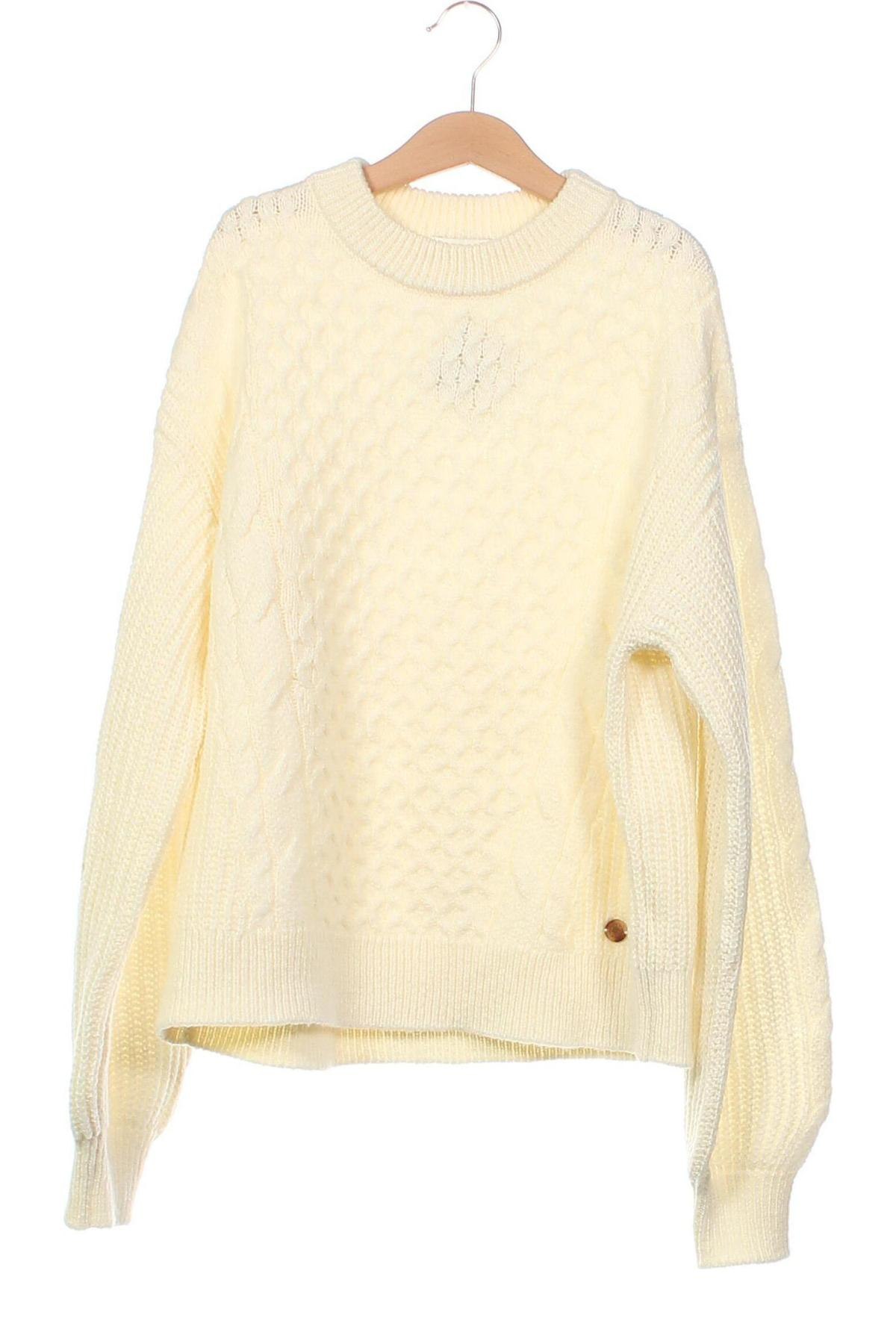 Детски пуловер C&A, Размер 12-13y/ 158-164 см, Цвят Екрю, Цена 8,84 лв.