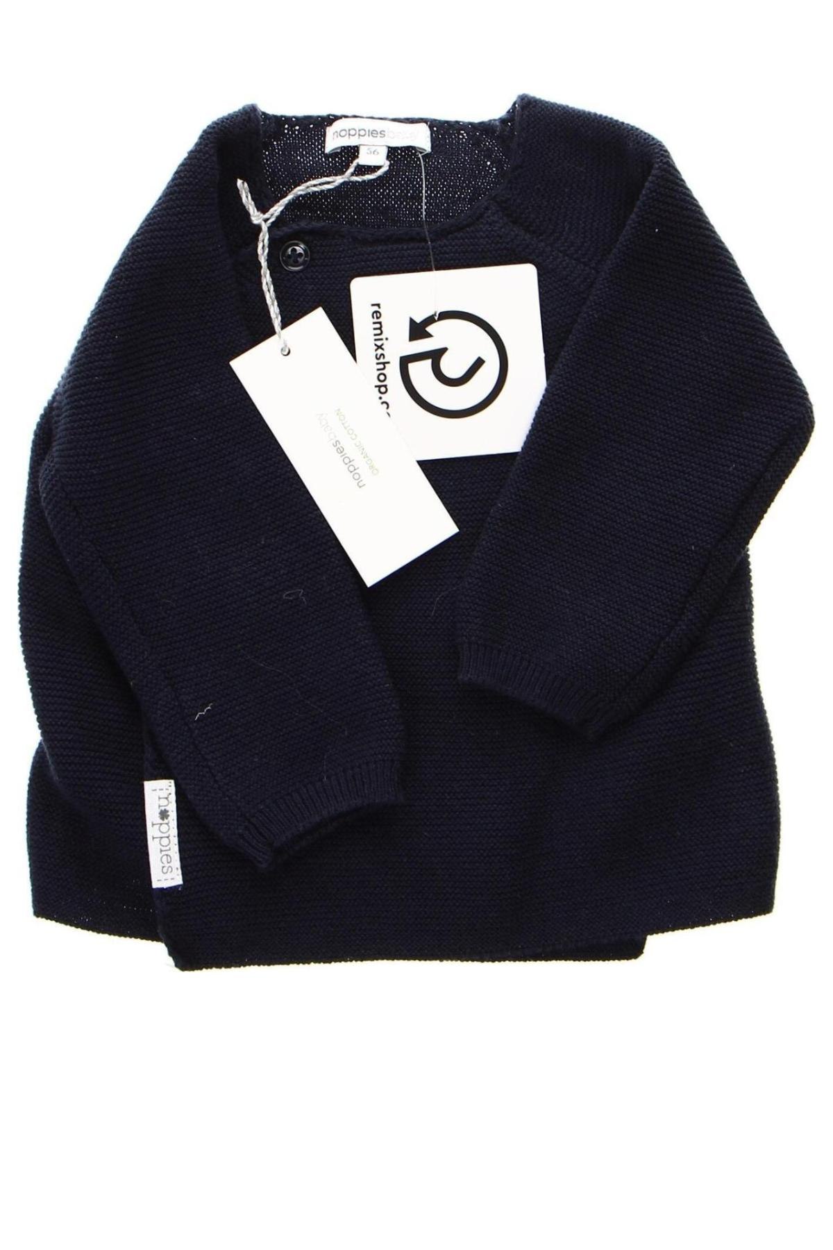 Детски пуловер Noppies, Размер 2-3m/ 56-62 см, Цвят Син, Цена 69,00 лв.