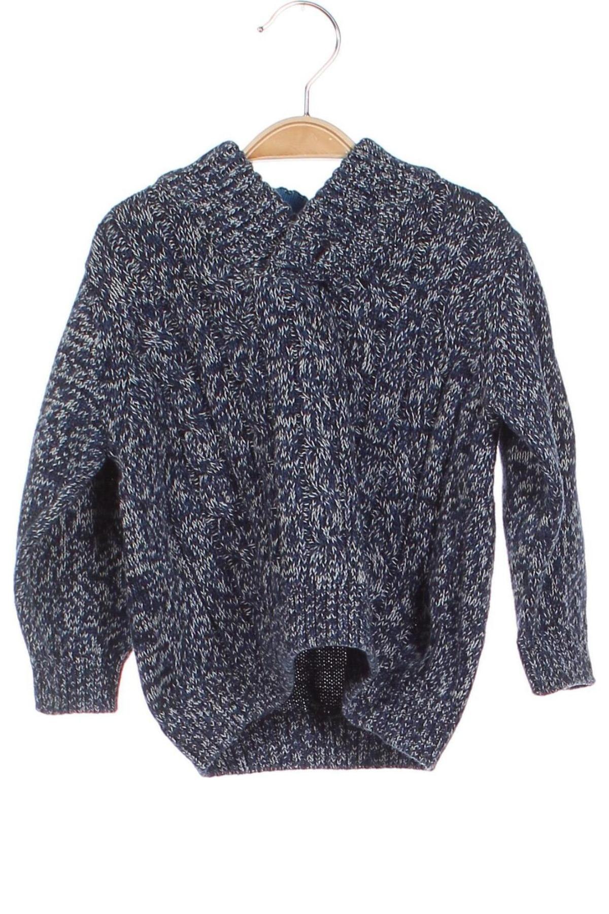 Детски пуловер Polarn O. Pyret, Размер 18-24m/ 86-98 см, Цвят Син, Цена 24,76 лв.