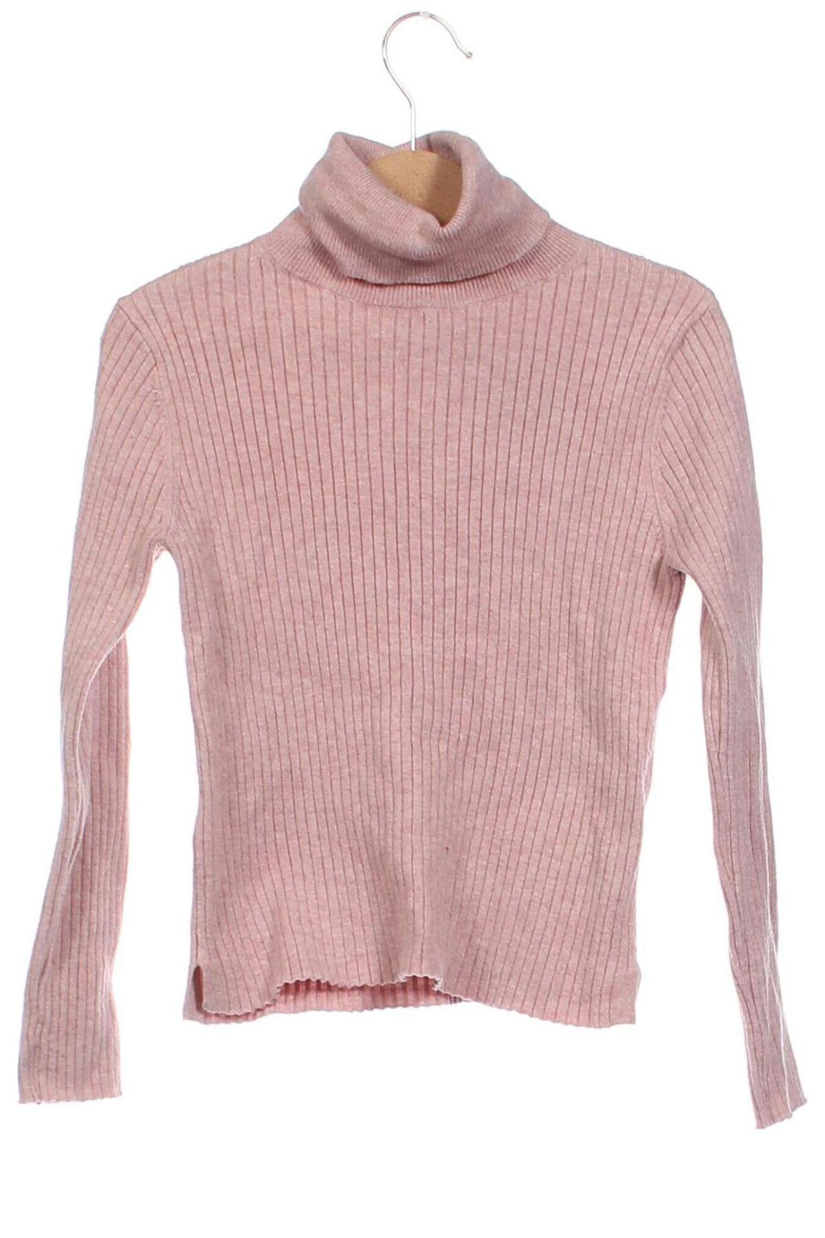 Детски пуловер Zara, Размер 9-10y/ 140-146 см, Цвят Розов, Цена 18,24 лв.