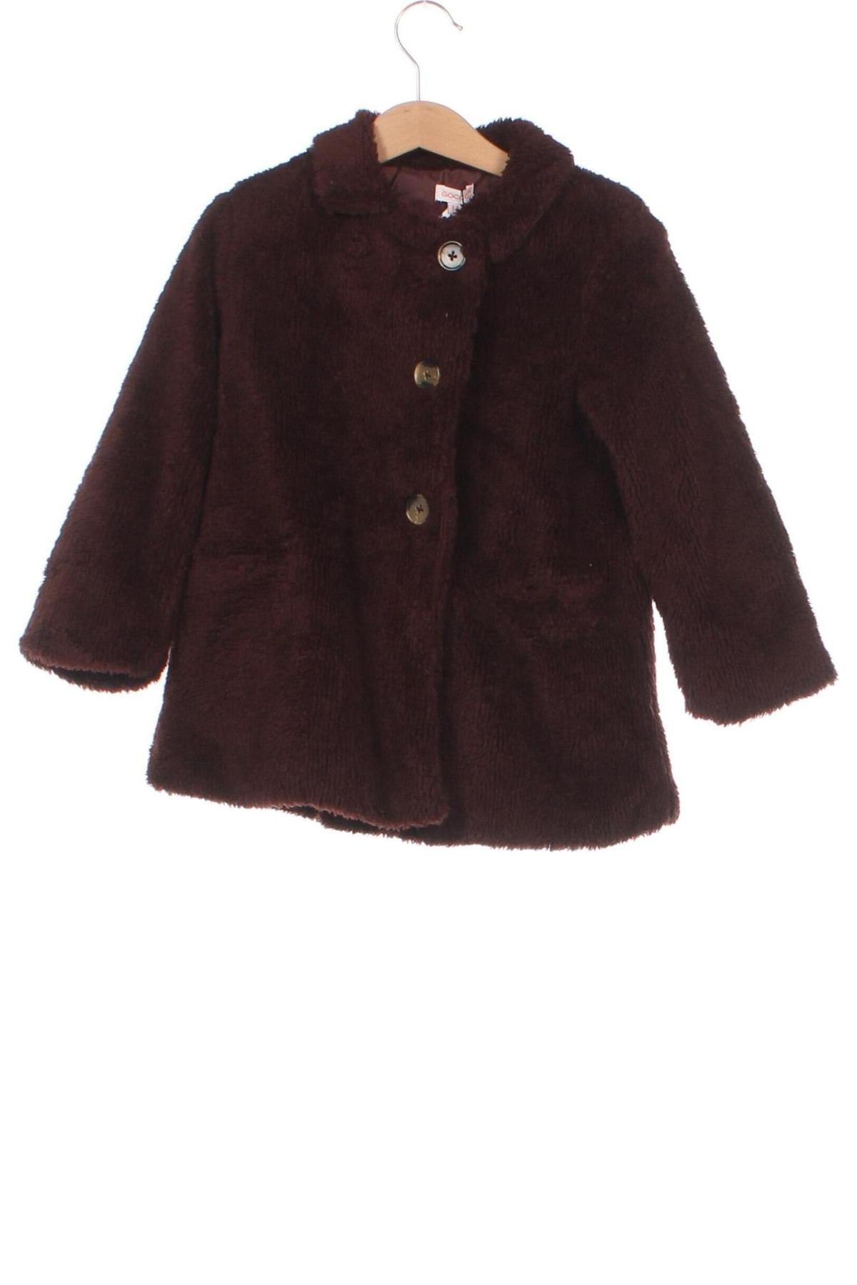 Palton pentru copii Gocco, Mărime 3-4y/ 104-110 cm, Culoare Maro, Preț 93,68 Lei