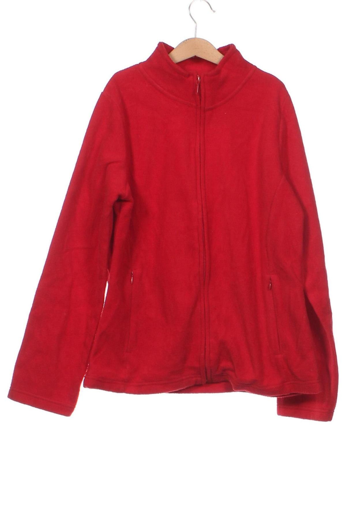 Bluză din polar, pentru copii, Mărime 10-11y/ 146-152 cm, Culoare Roșu, Preț 26,71 Lei