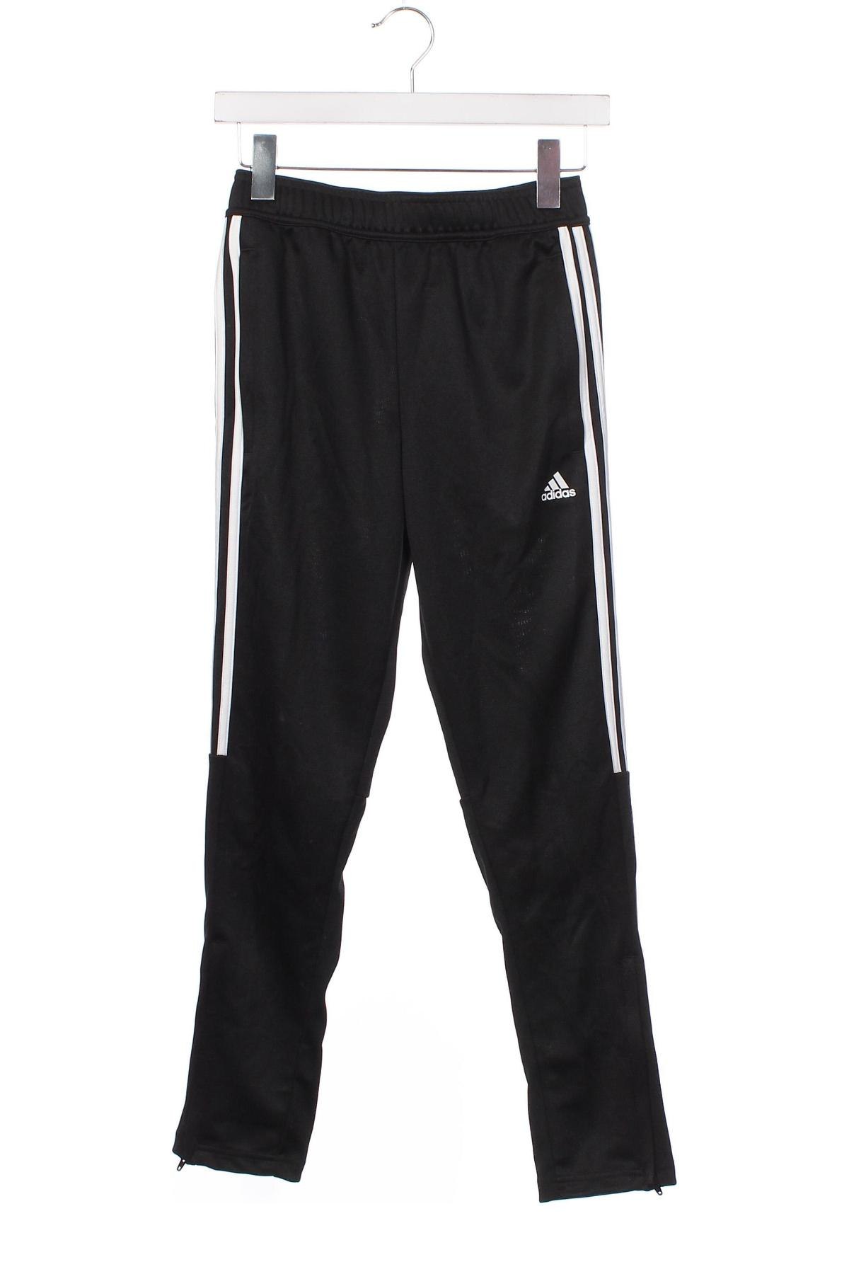 Kinder Sporthose Adidas, Größe 11-12y/ 152-158 cm, Farbe Schwarz, Preis 32,58 €