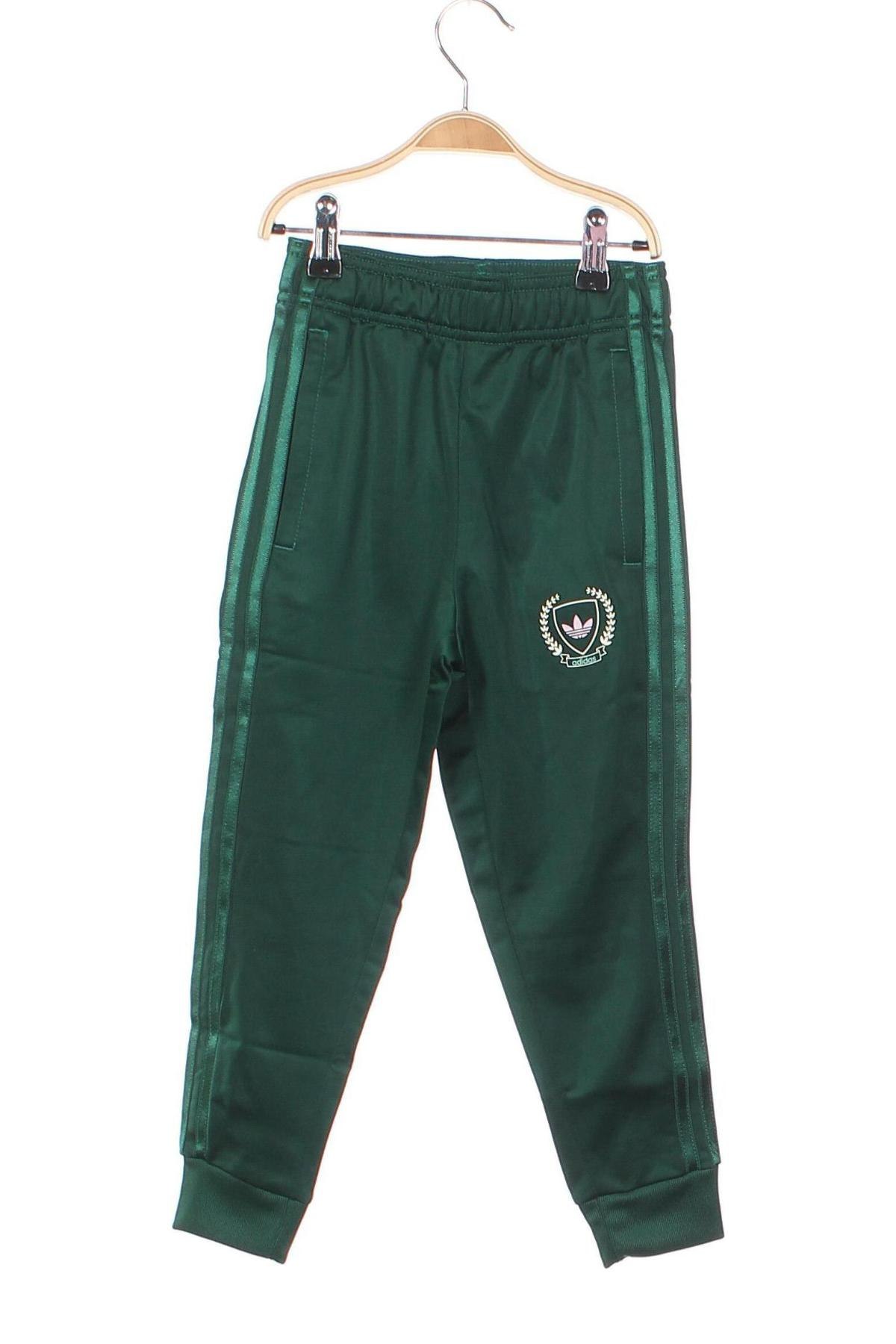 Pantaloni de trening, pentru copii Adidas Originals, Mărime 5-6y/ 116-122 cm, Culoare Verde, Preț 131,16 Lei