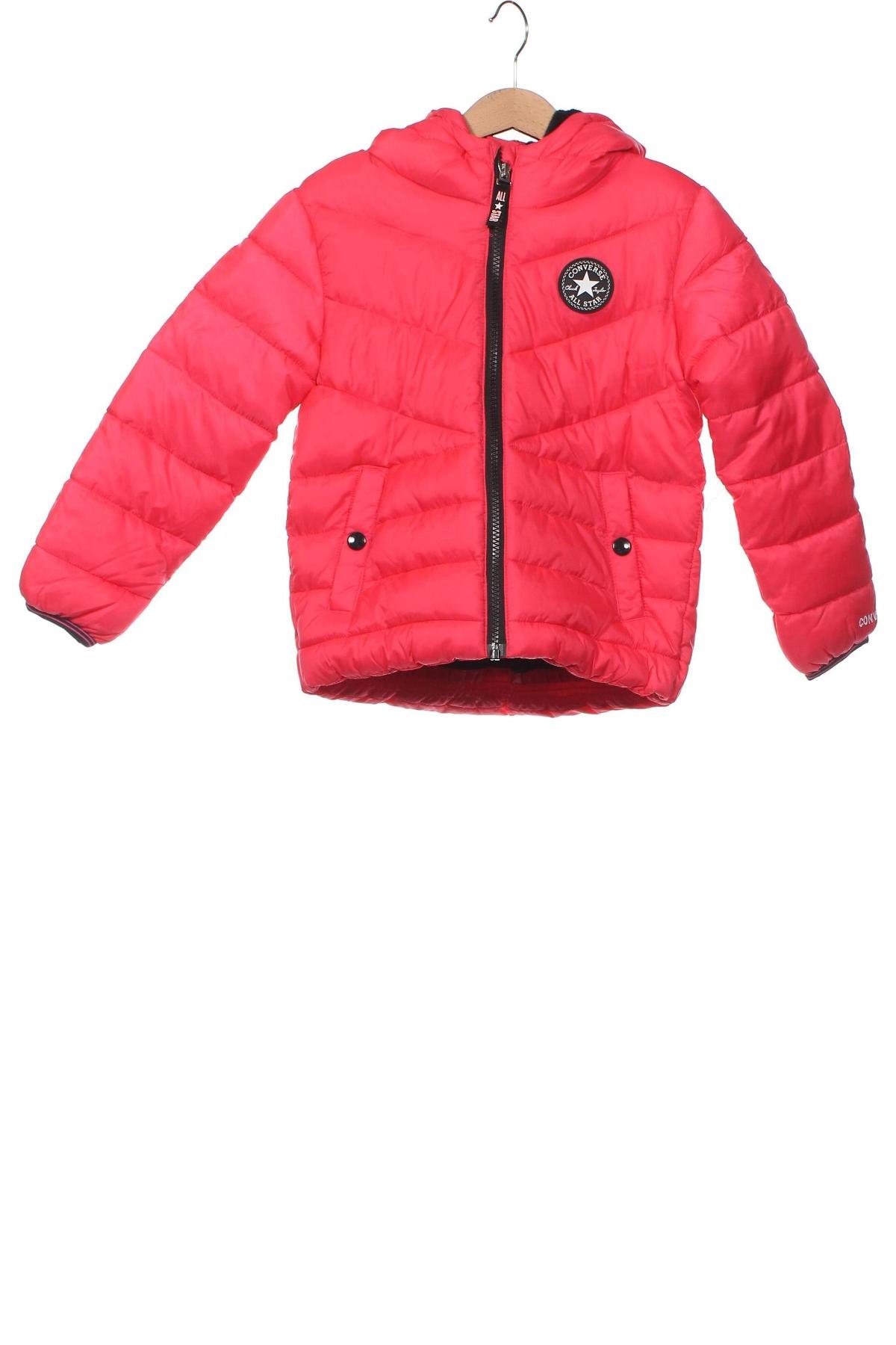 Παιδικό μπουφάν Converse, Μέγεθος 2-3y/ 98-104 εκ., Χρώμα Ρόζ , Τιμή 73,82 €