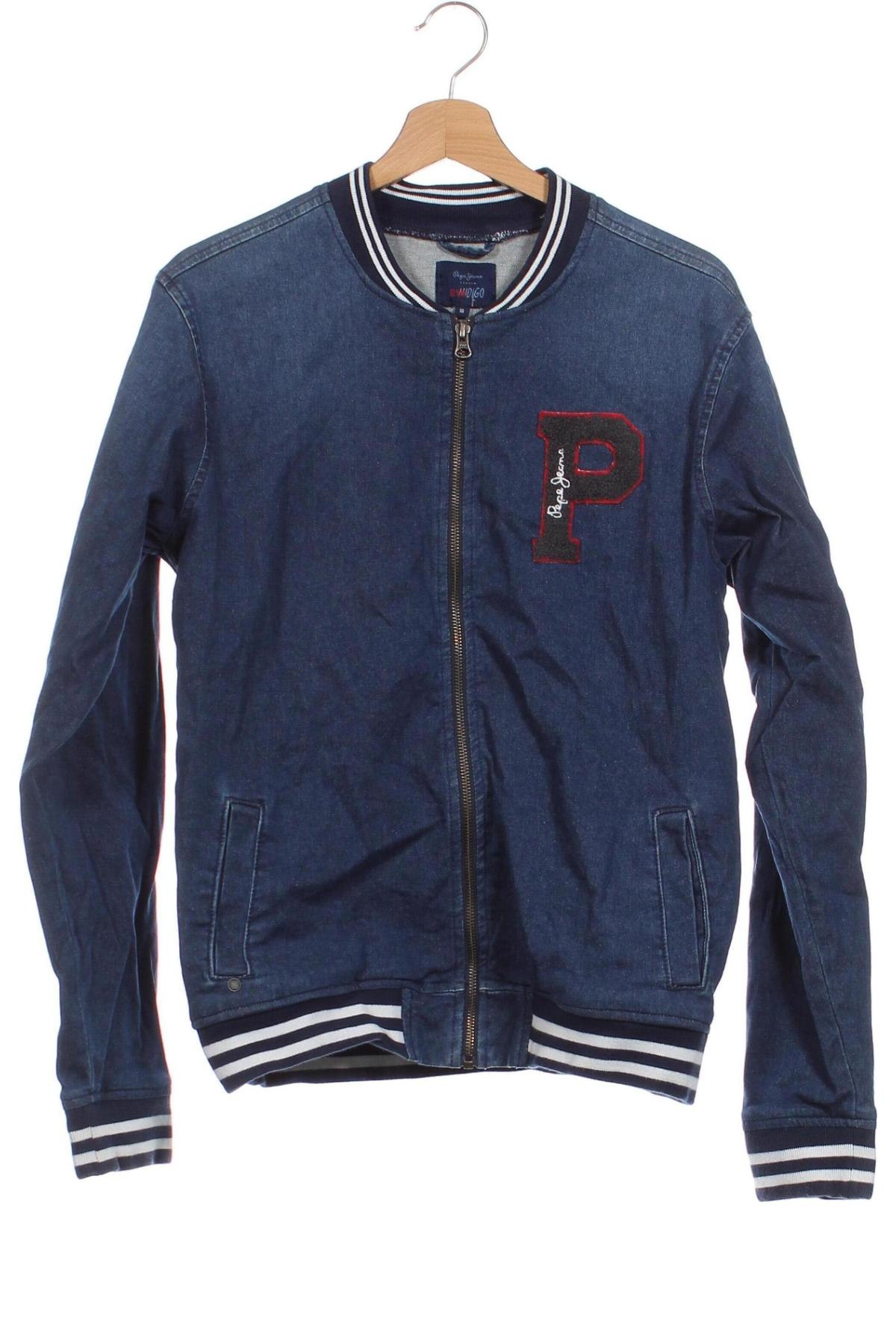 Kinderjacke Pepe Jeans, Größe 15-18y/ 170-176 cm, Farbe Blau, Preis € 26,79