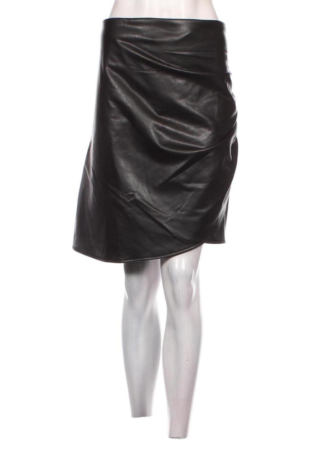Kožená sukňa  ONLY Carmakoma, Veľkosť XL, Farba Čierna, Cena  27,84 €